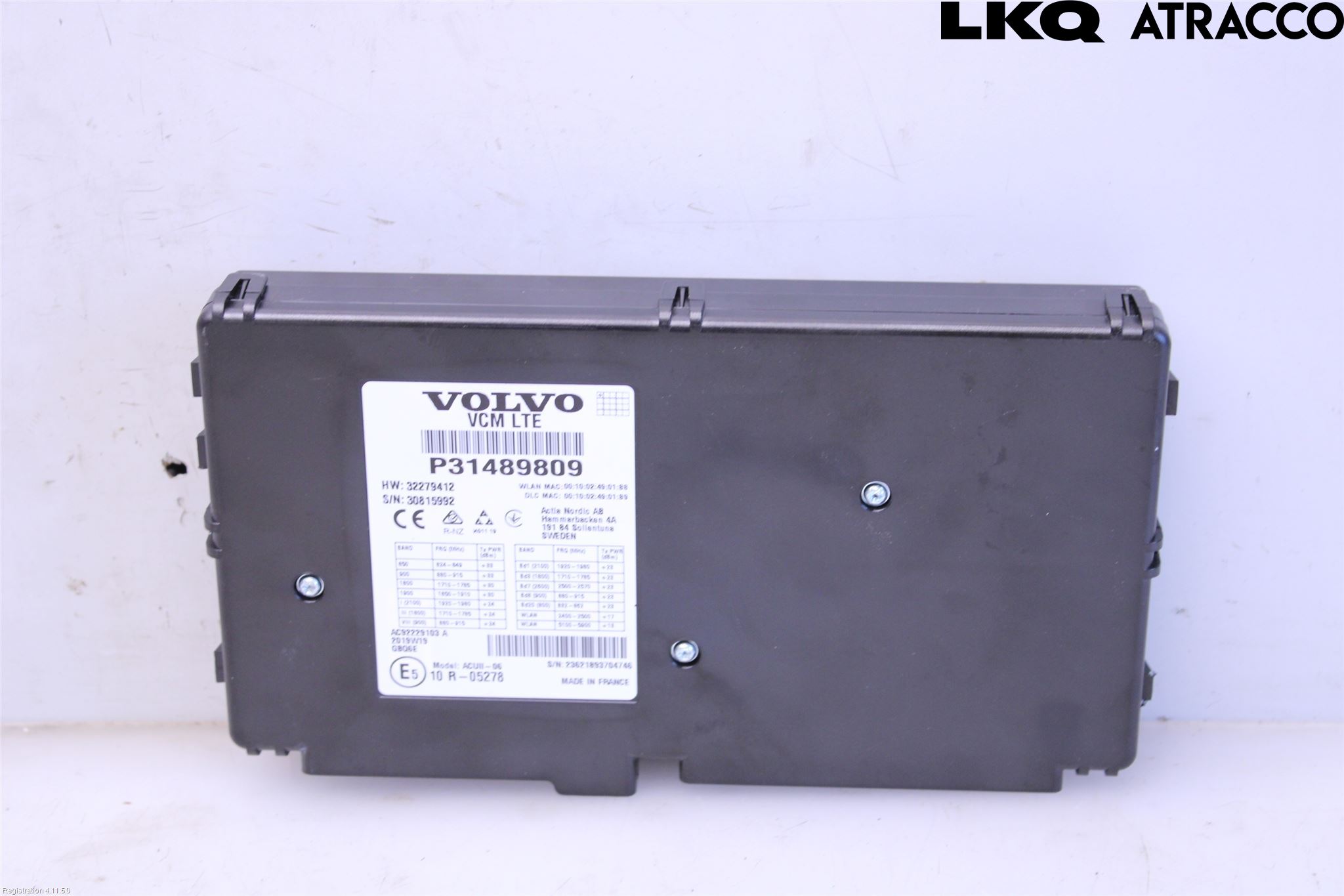 Volvo XC60 18- Styrenhet Övrigt