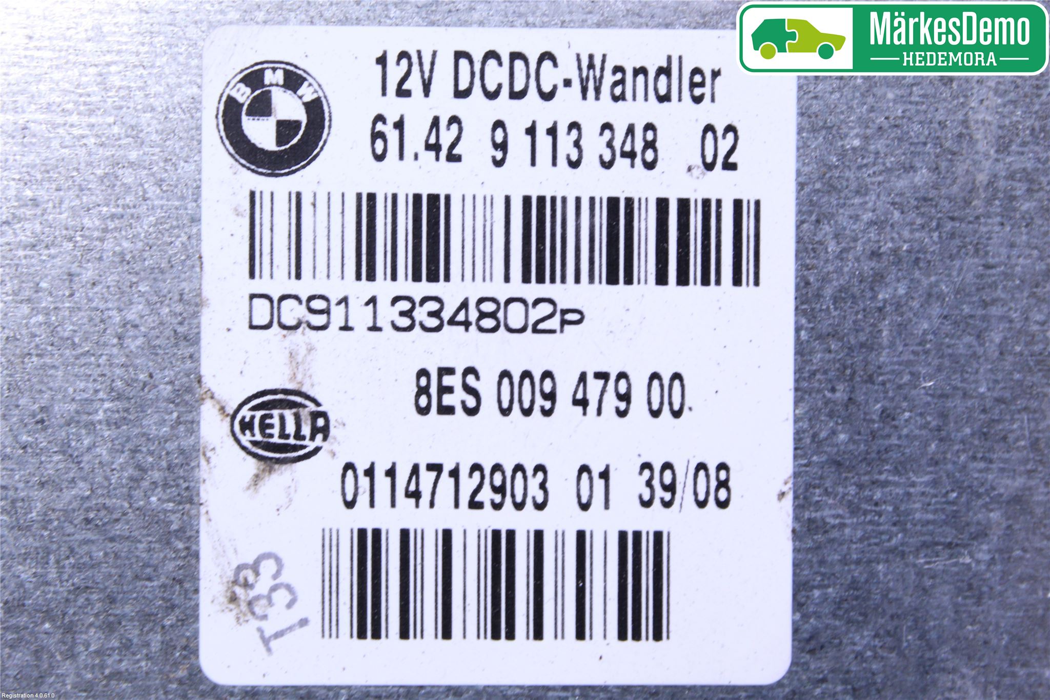 BMW 3 E90/91 SED/TOU 05-12 Styrenhet Övrigt