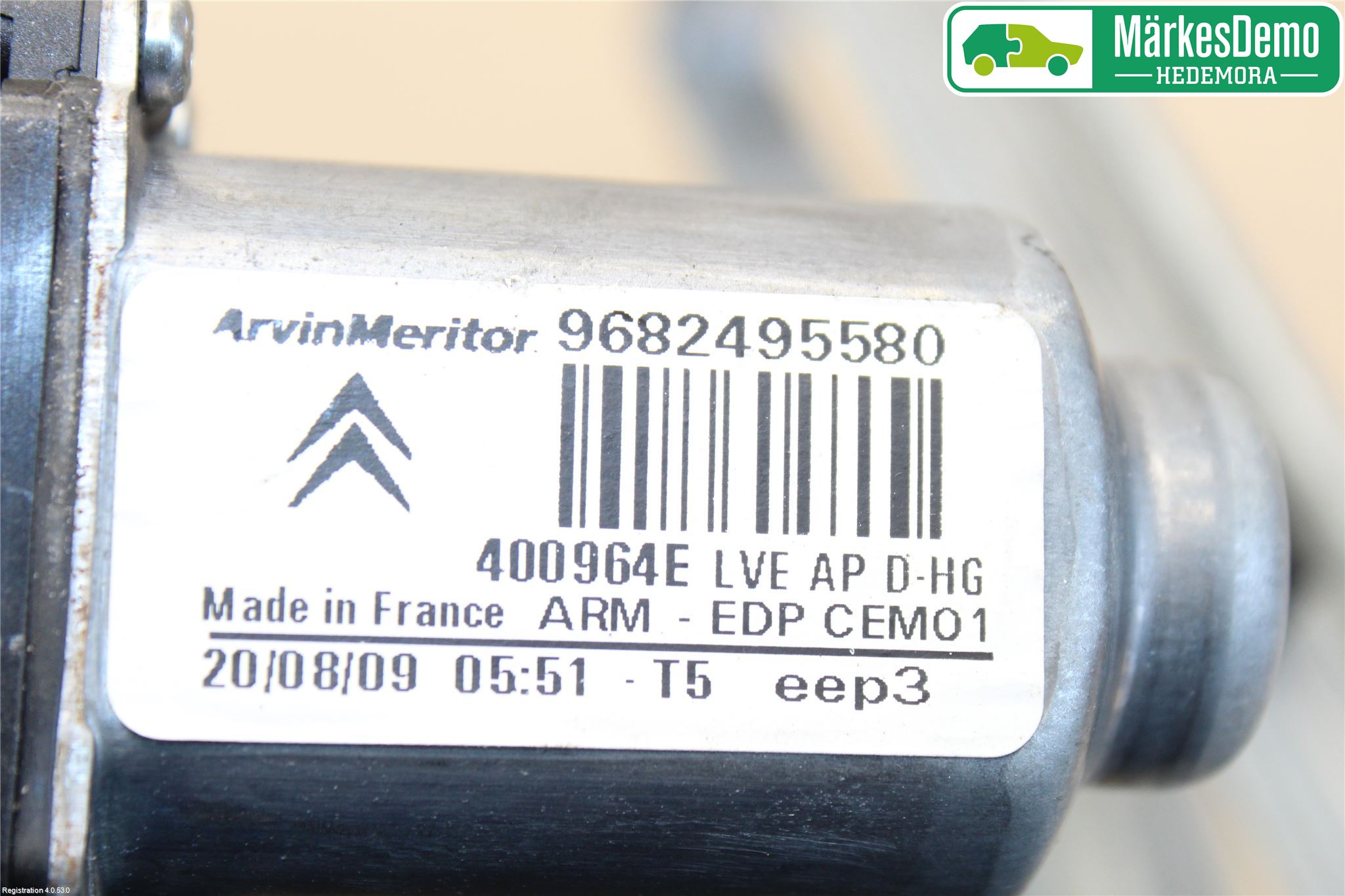 Citroen C4 GRAND PICASSO 07-13 Fönsterhiss El Kompl
