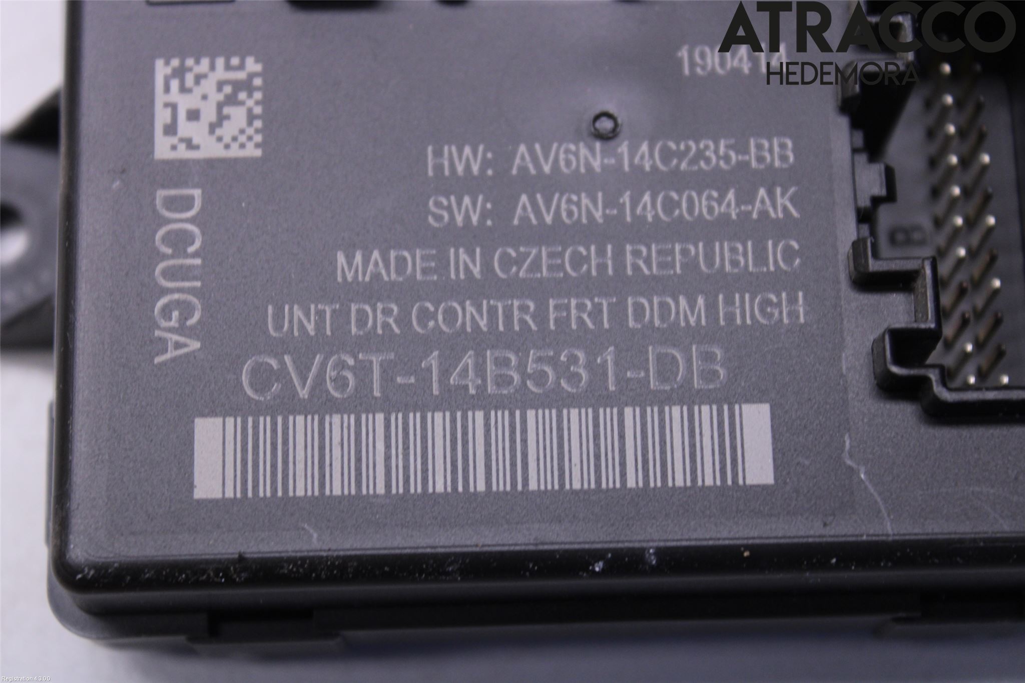 Ford KUGA 13-16 Styrenhet Dörr