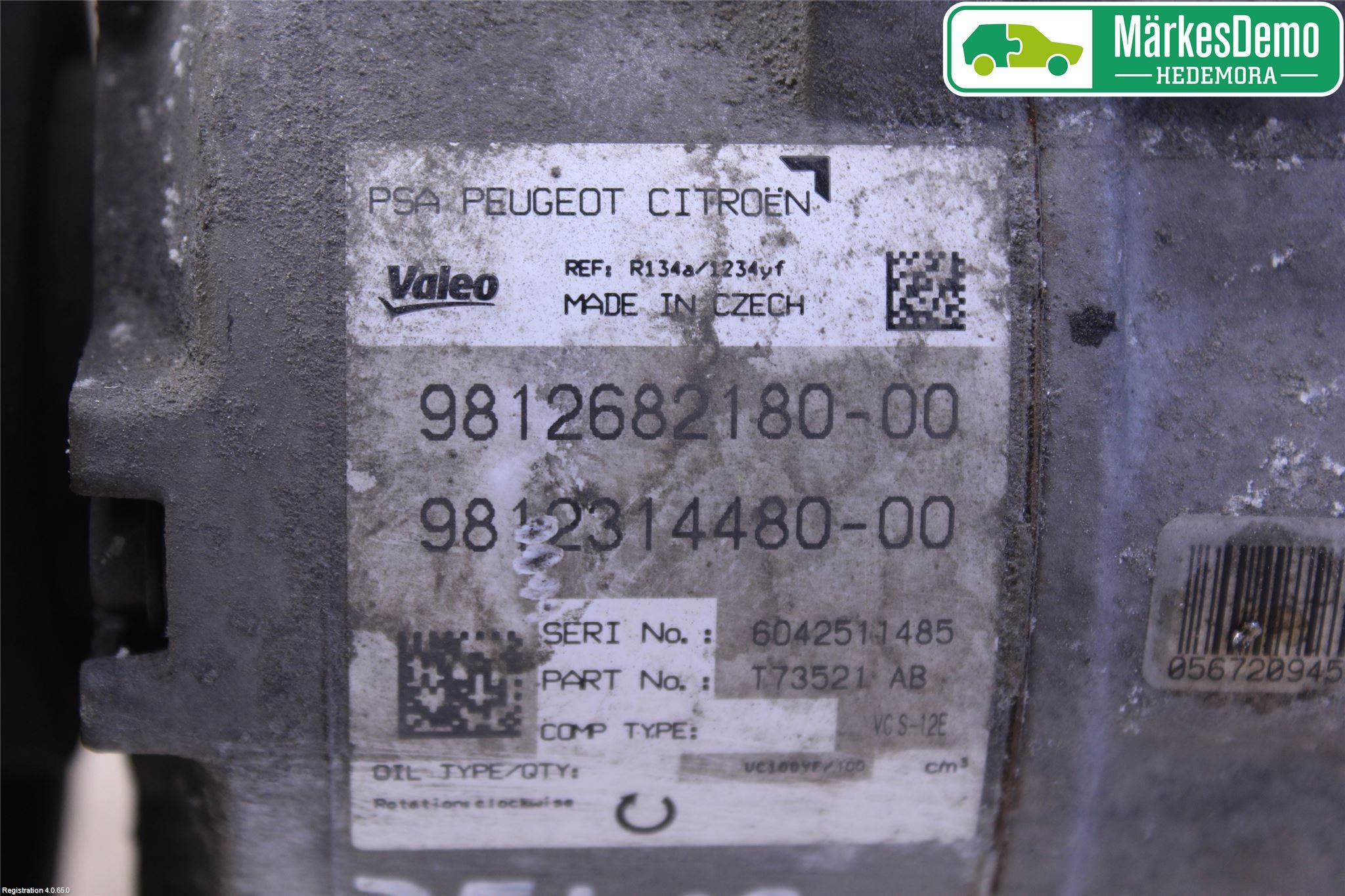 Peugeot 308 14-21 Ac Kompressor