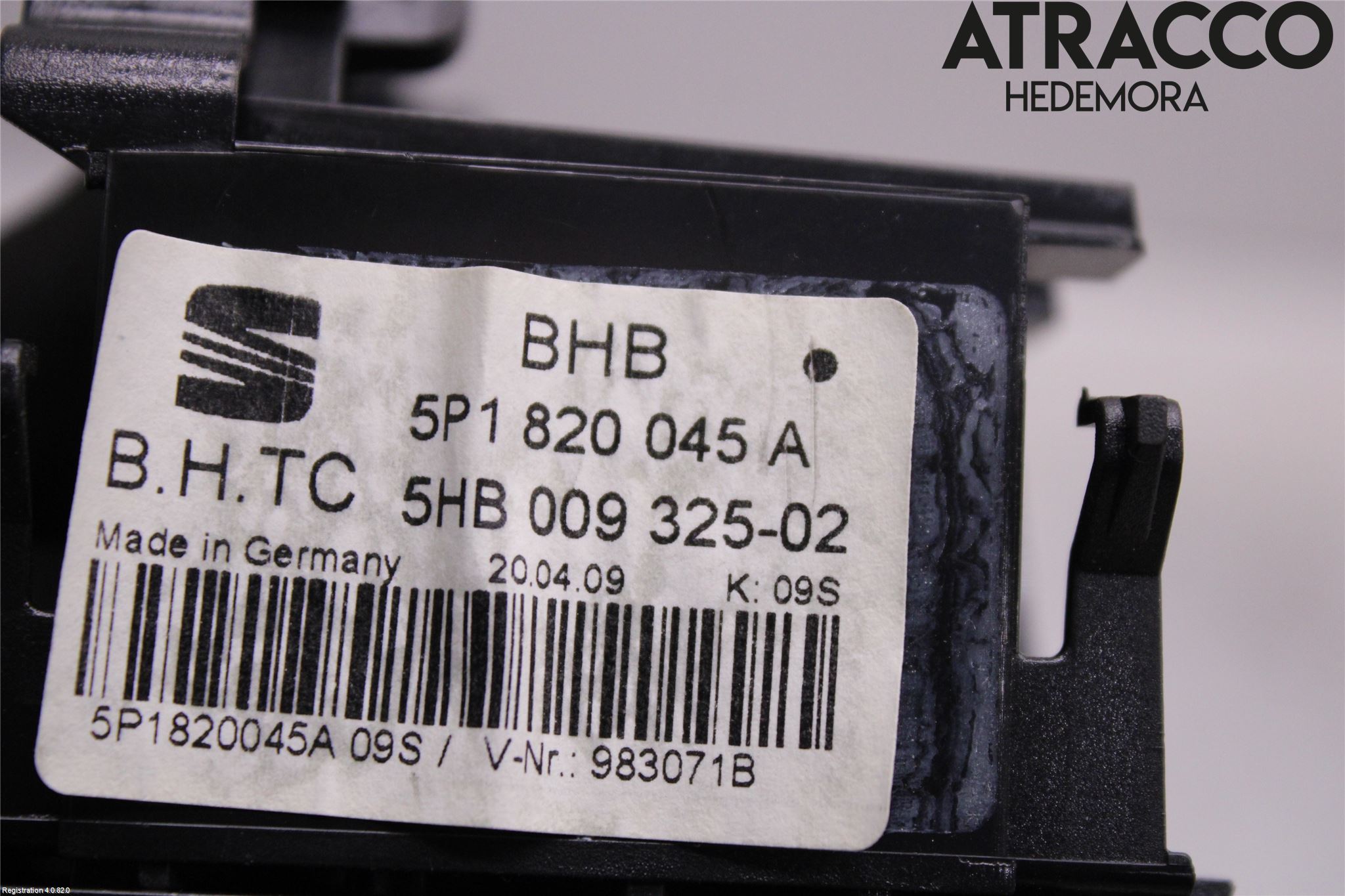 Seat ALTEA Ac Styrenhet Ac Manöveren