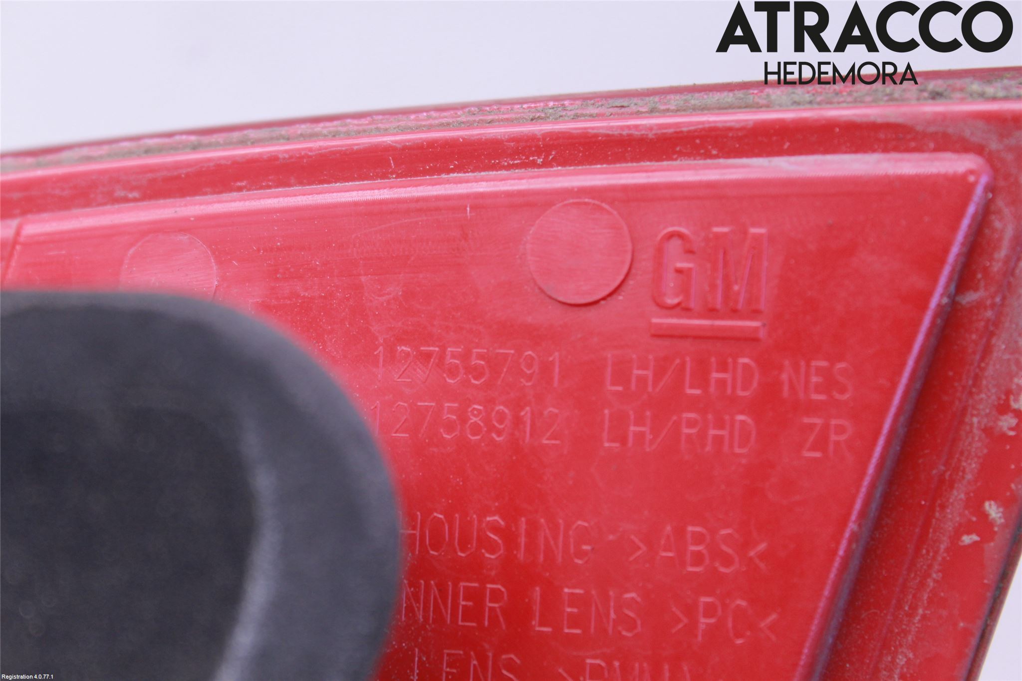 Saab 9-5     06-10 Bakljus Lucka Vä