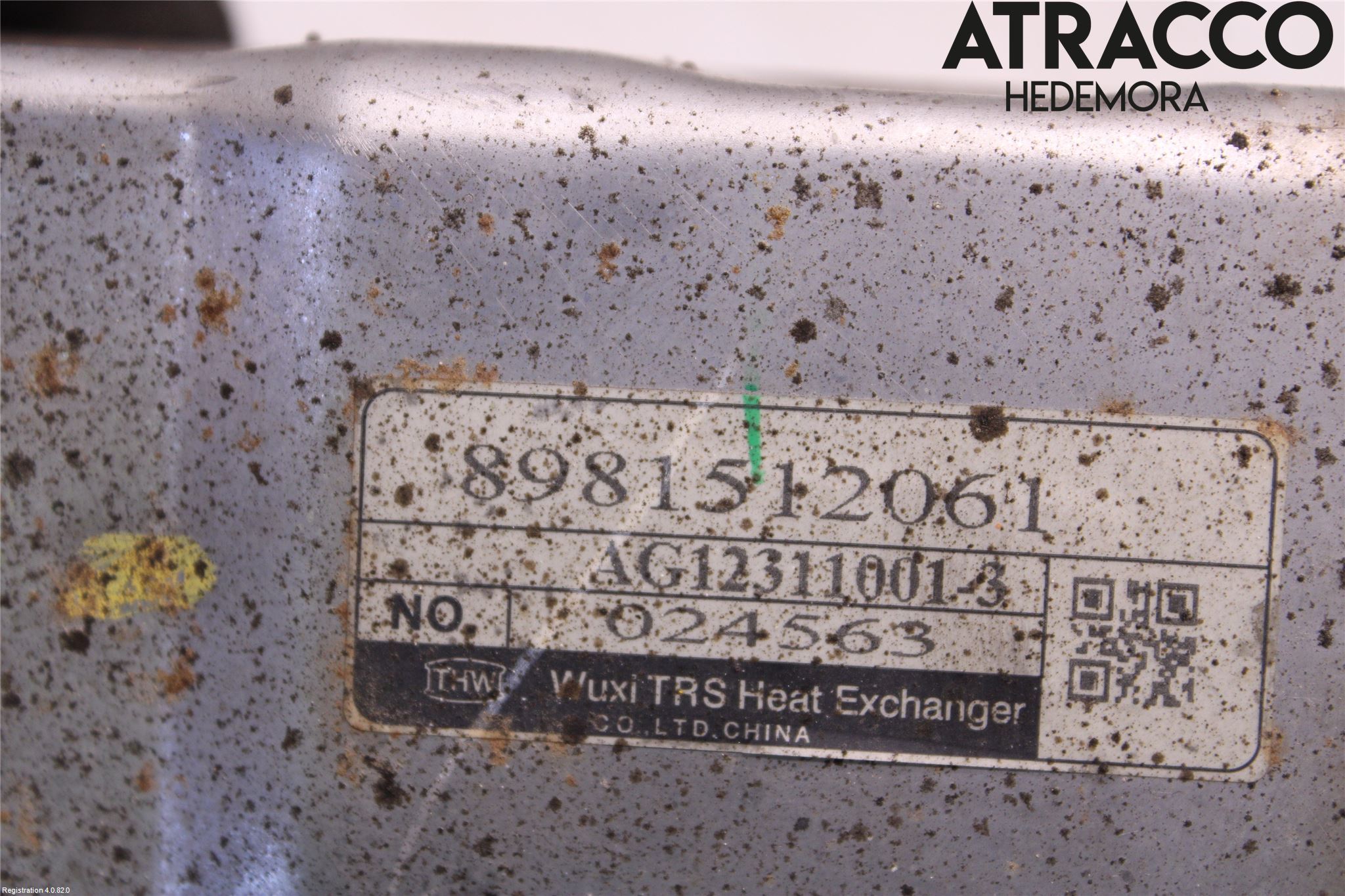 Isuzu D-MAX Avgaskylare