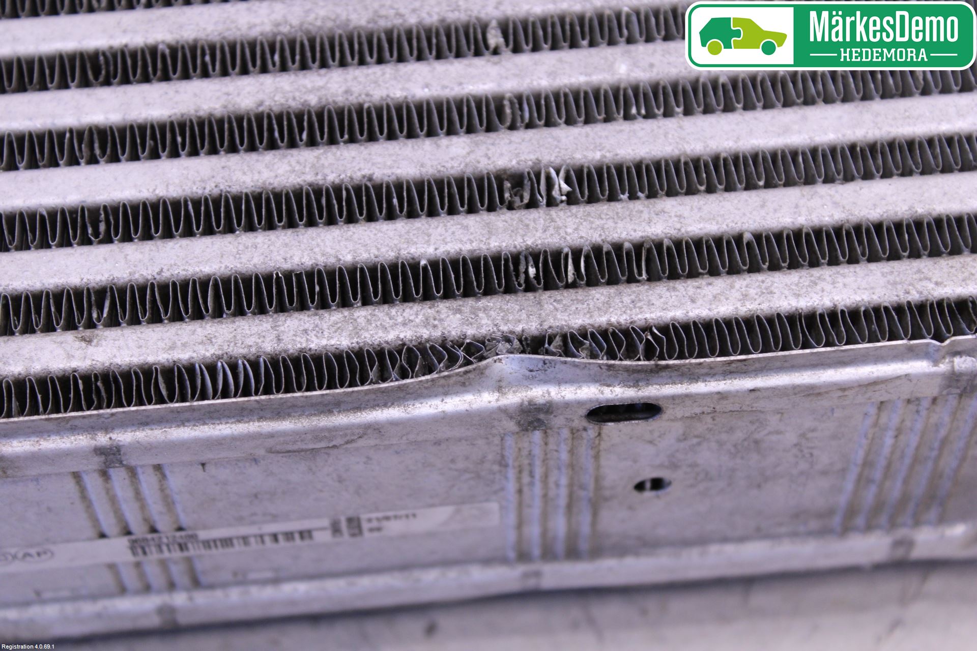 Peugeot 3008 09-16 Laddluft-Intercooler Kyl