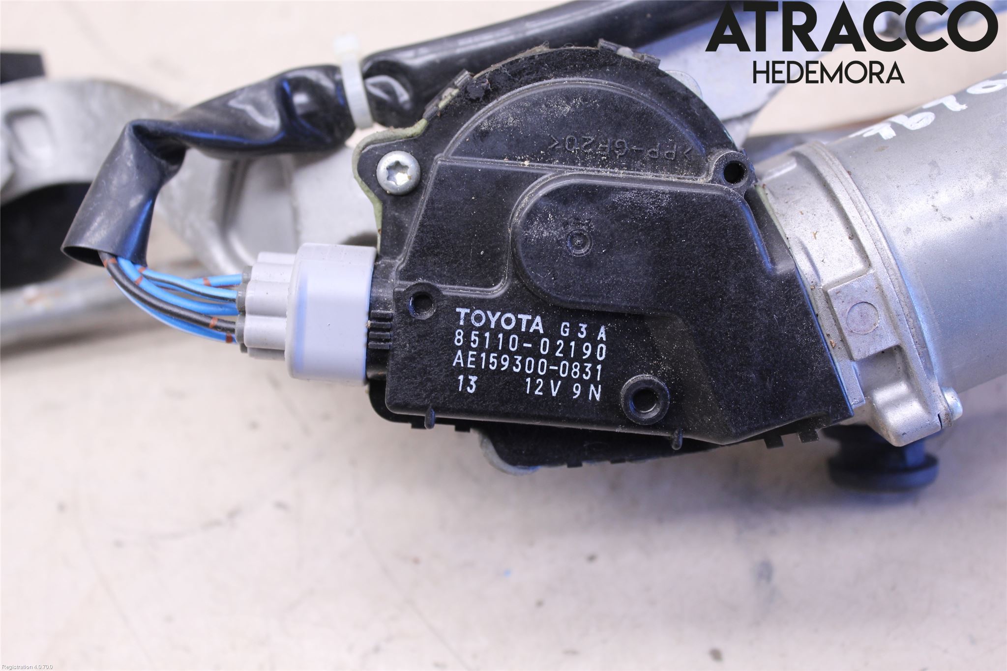 Toyota AURIS 10-12 Torkarmotor Vindruta