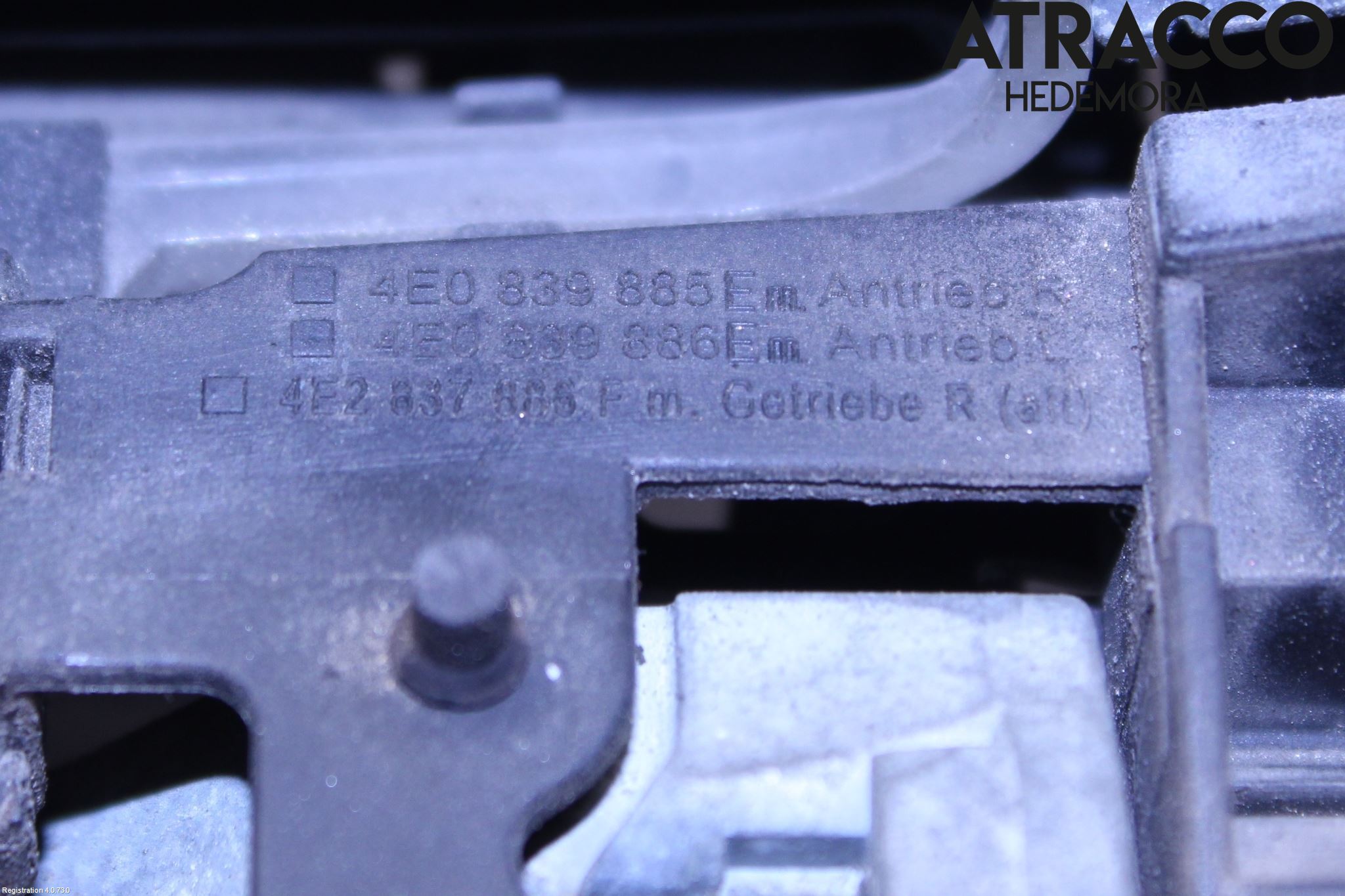 Audi A8/S8 4E  02-09 Dörrhandtag Yttre Hö