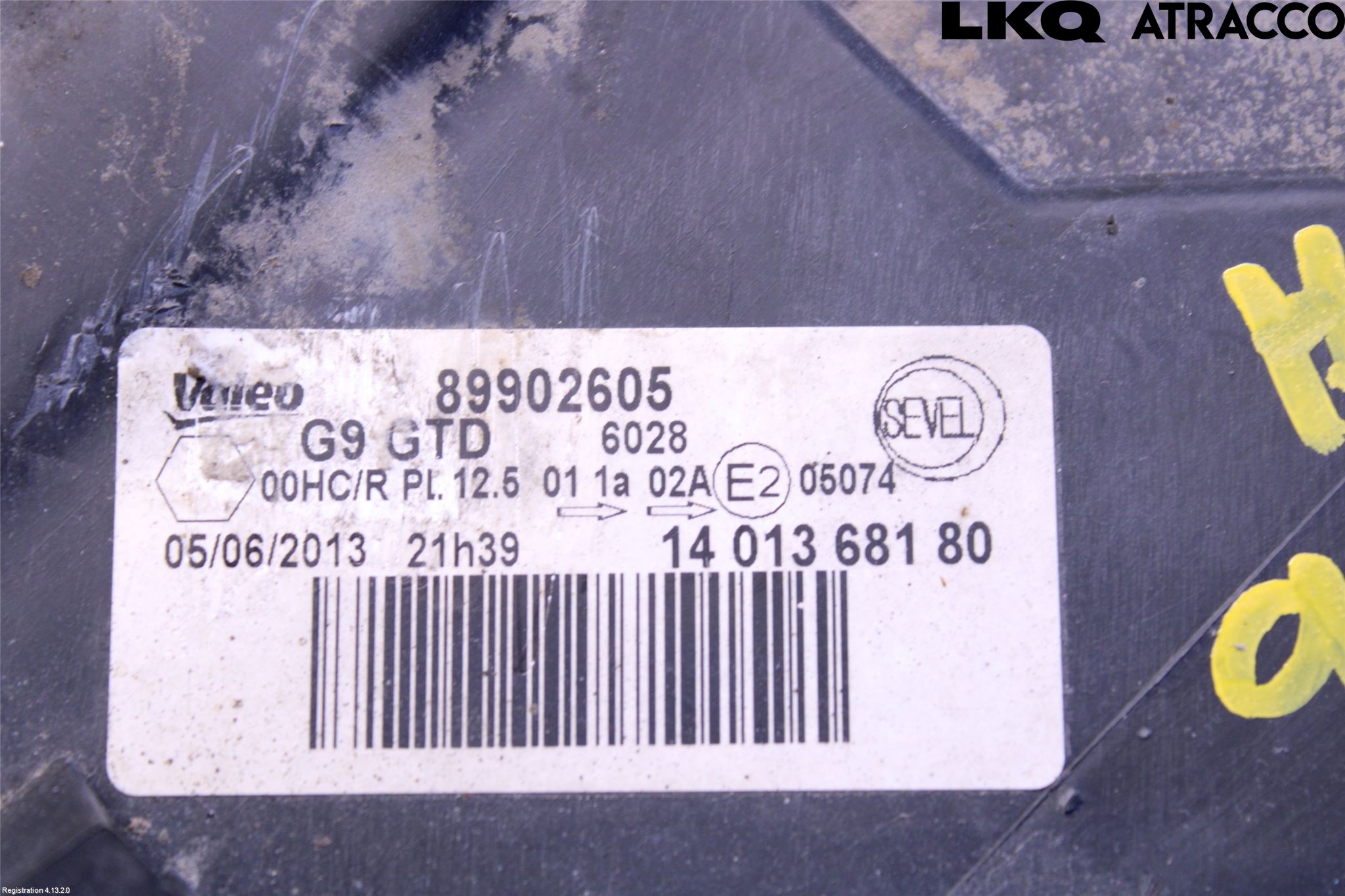 Peugeot EXPERT 15-16 Strålkastare Vänster