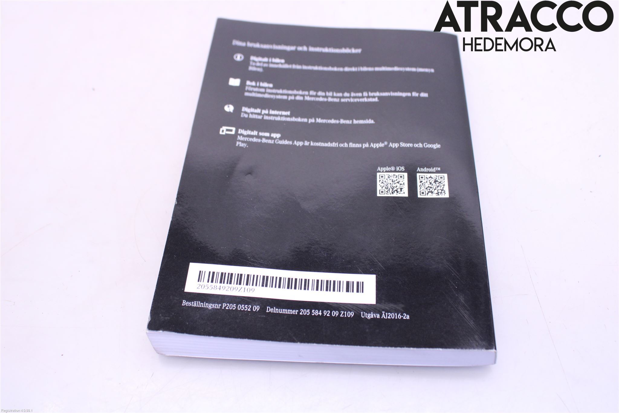 Mercedes-Benz MB C-KLASS (W205) 14-21 Instruktionsbok