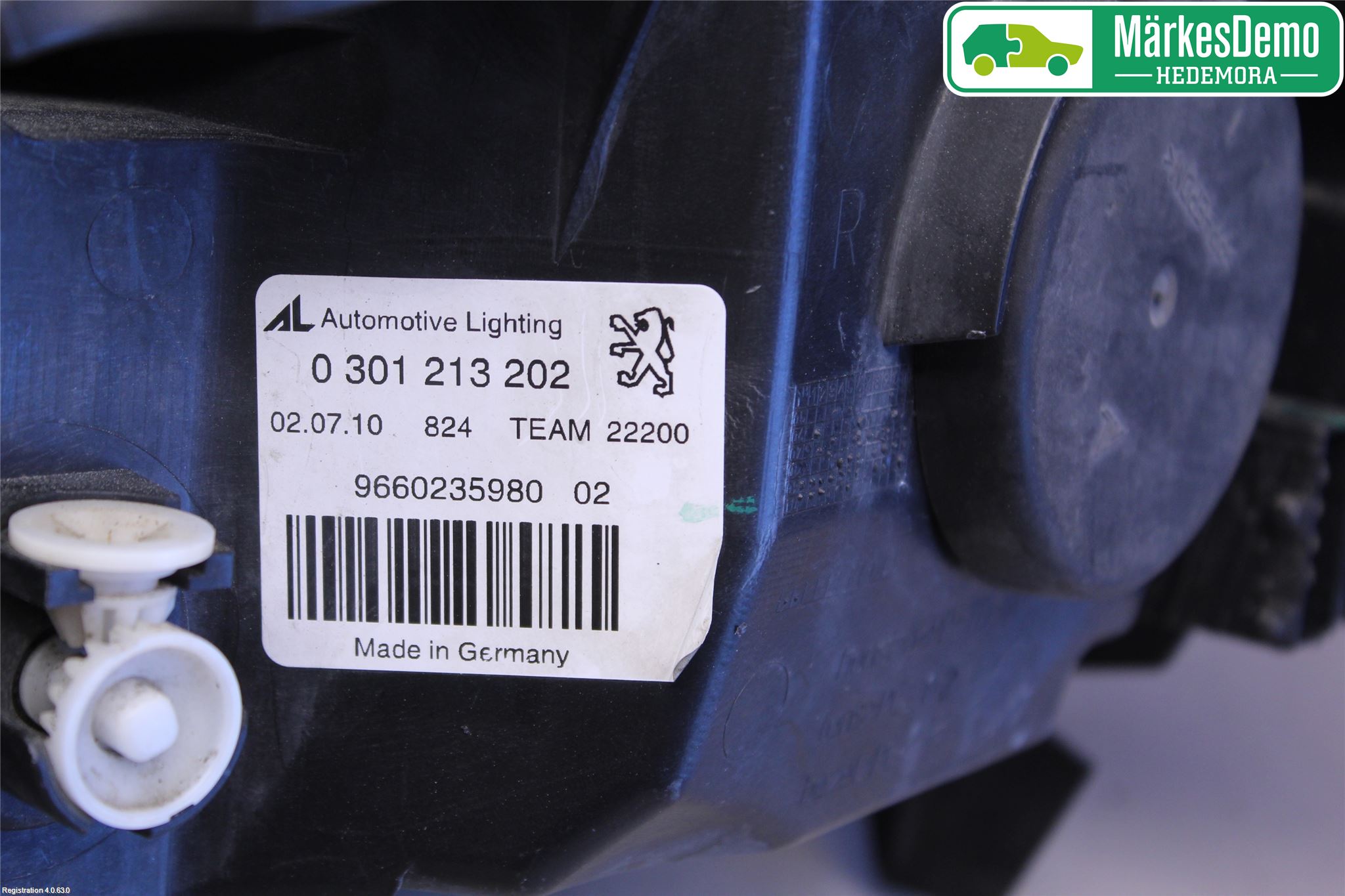 Peugeot 407 Strålkastare Höger