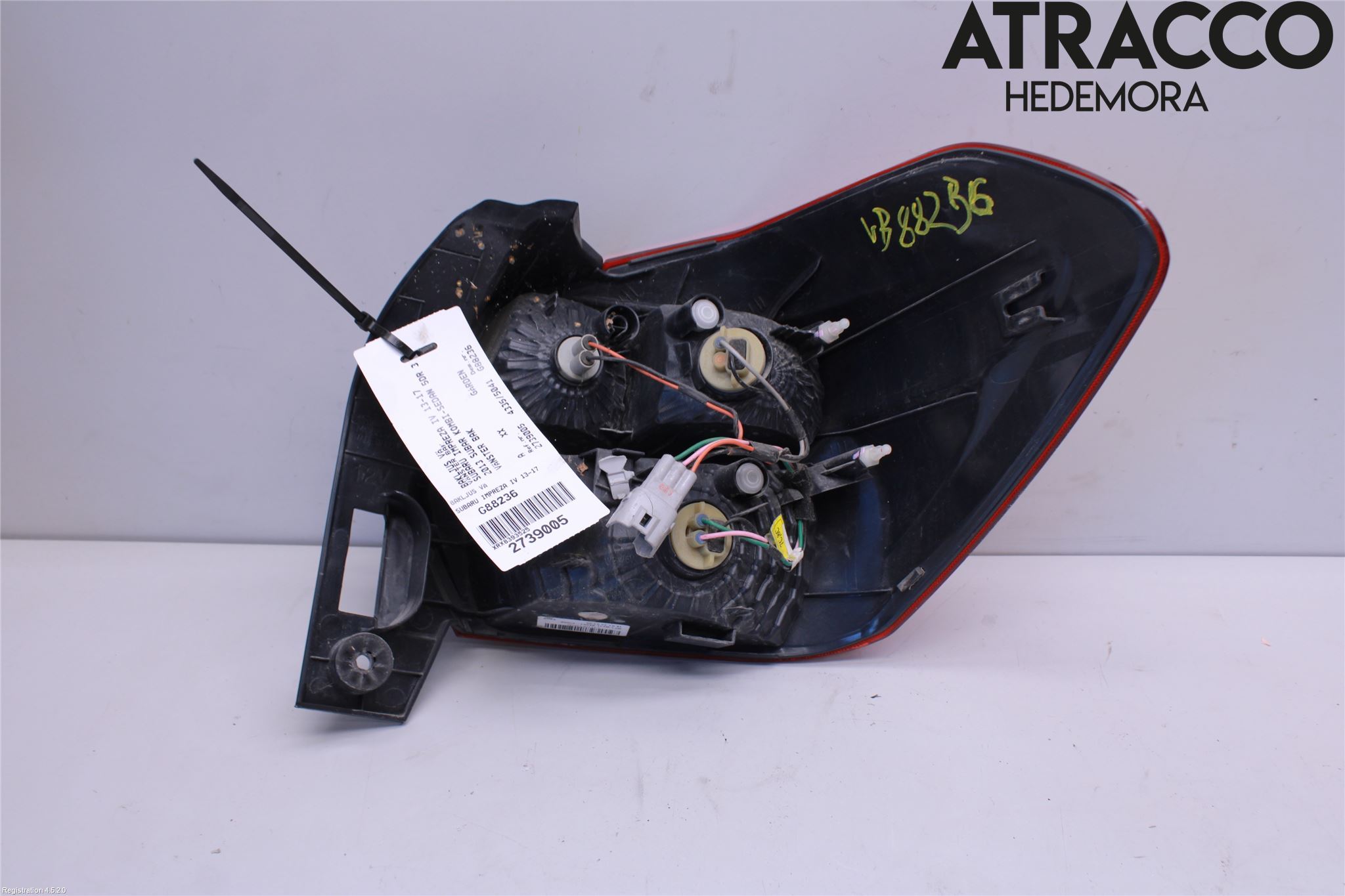 Subaru IMPREZA IV 13-17 Bakljus Vänster