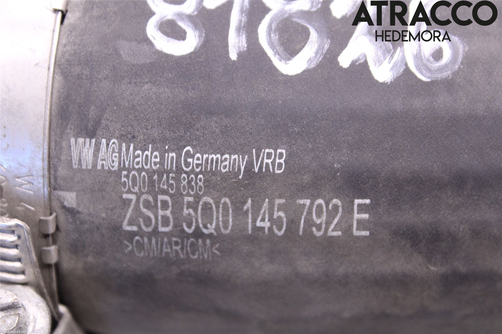 Volkswagen VW GOLF / E-GOLF VII 13-20 Laddluft-Intercoolerrör