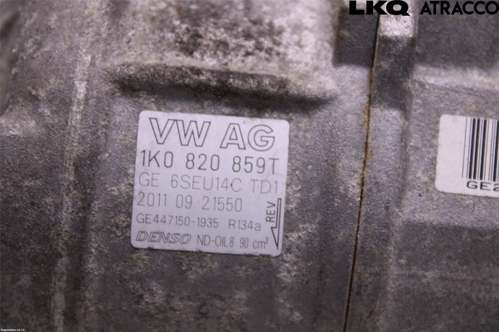 Volkswagen VW GOLF VI 09-13 Ac Kompressor