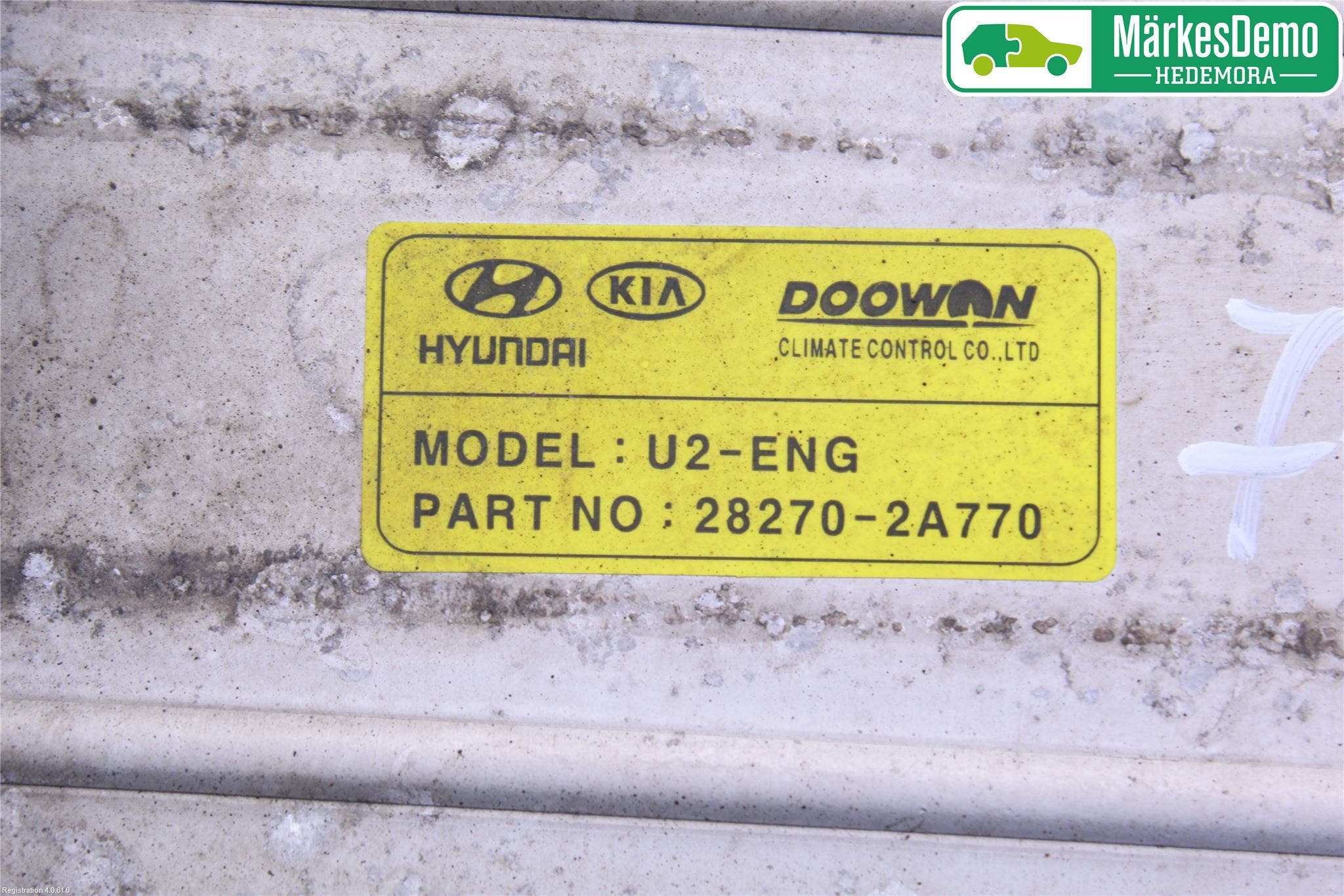 Hyundai i30 GD 13-17 Laddluft-Intercooler Kyl