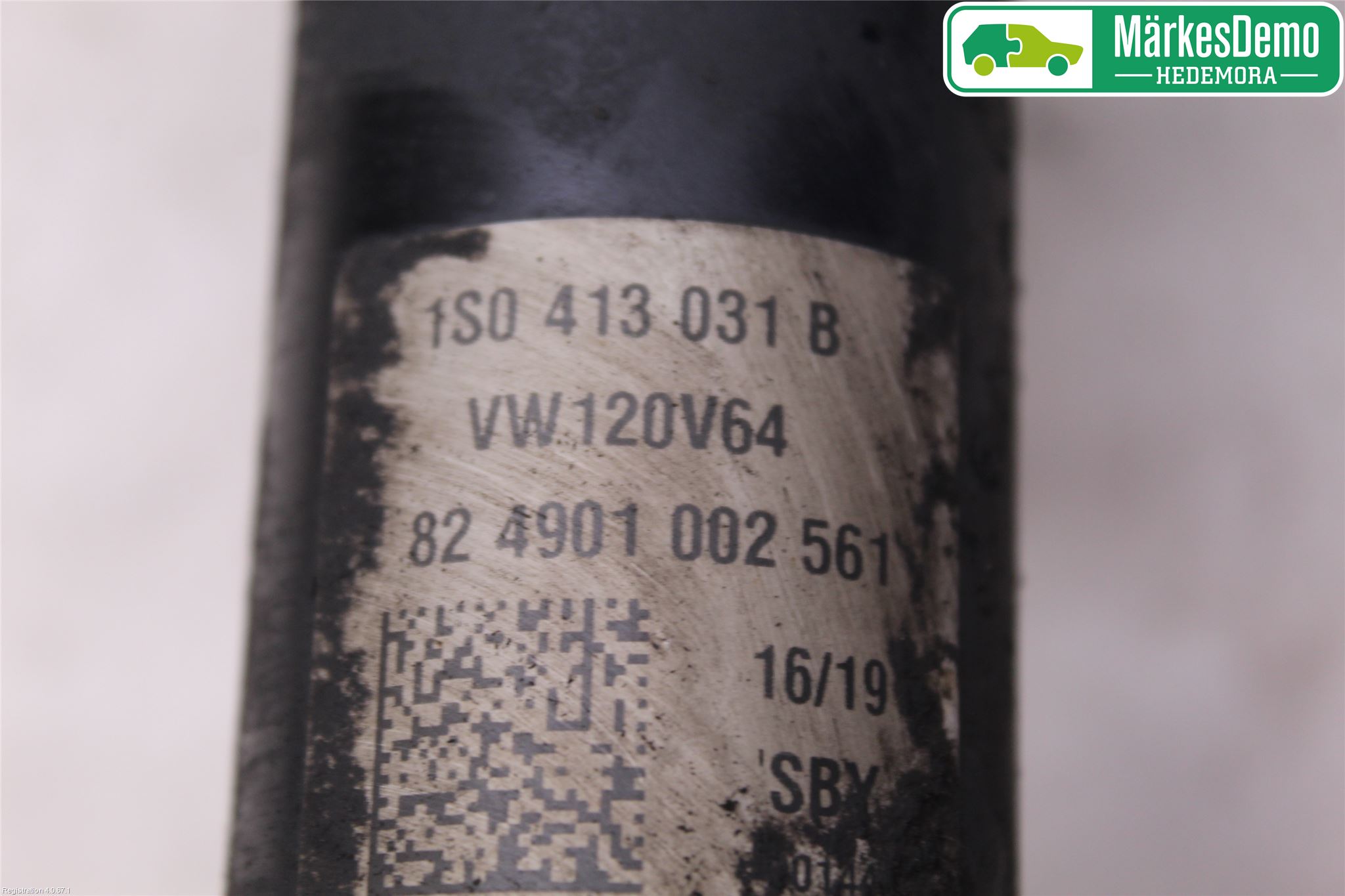 Volkswagen VW UP! / E-UP! Fjäderben Fram Höger