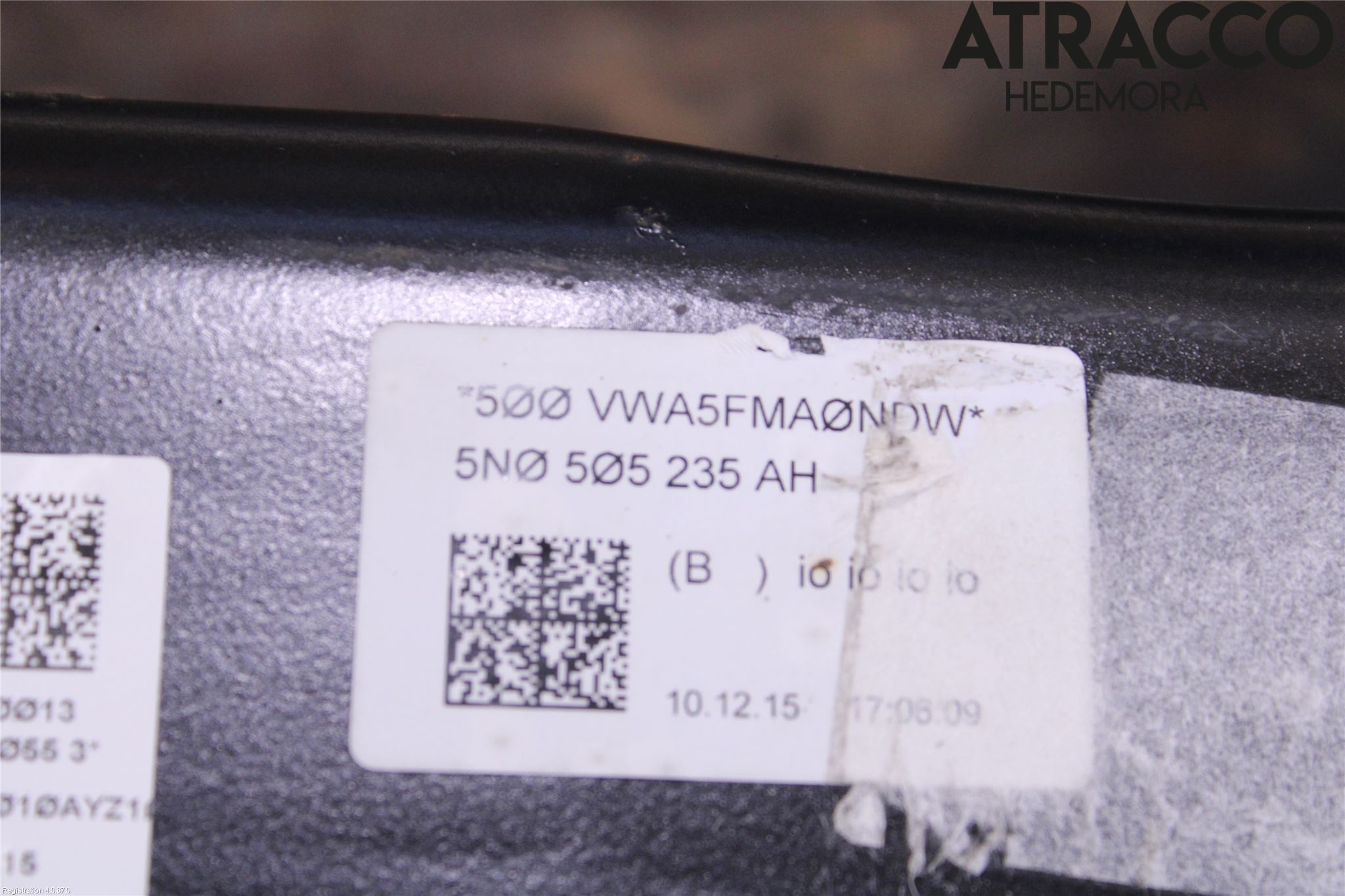 Volkswagen VW TIGUAN 07-16 Bakaxelbalk