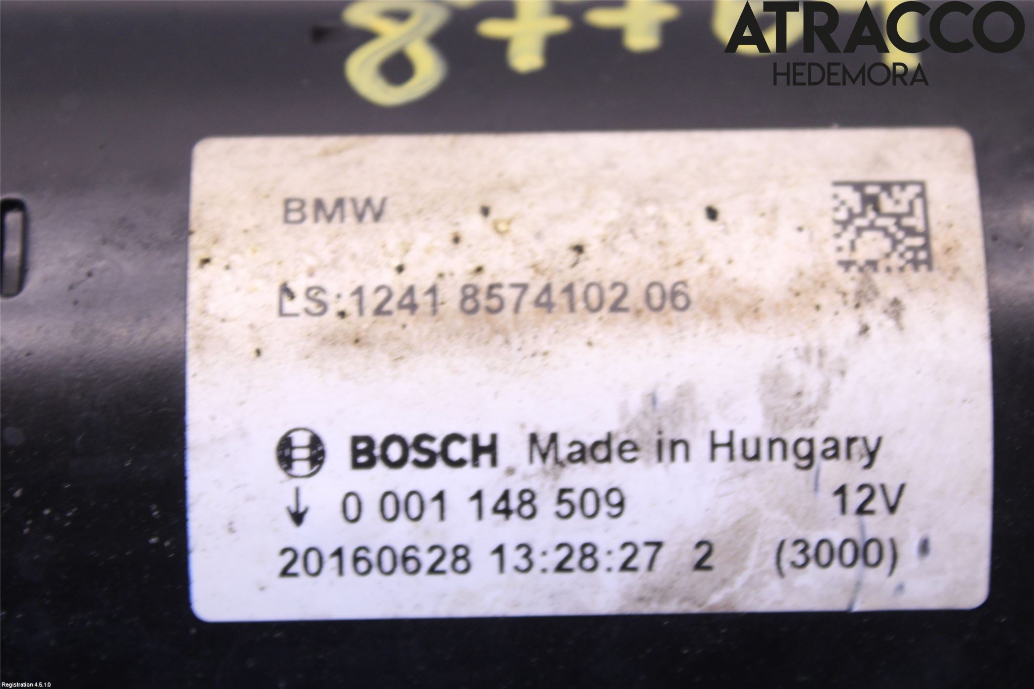 BMW 3 F30/F31/F80 12-19 Startmotor Diesel
