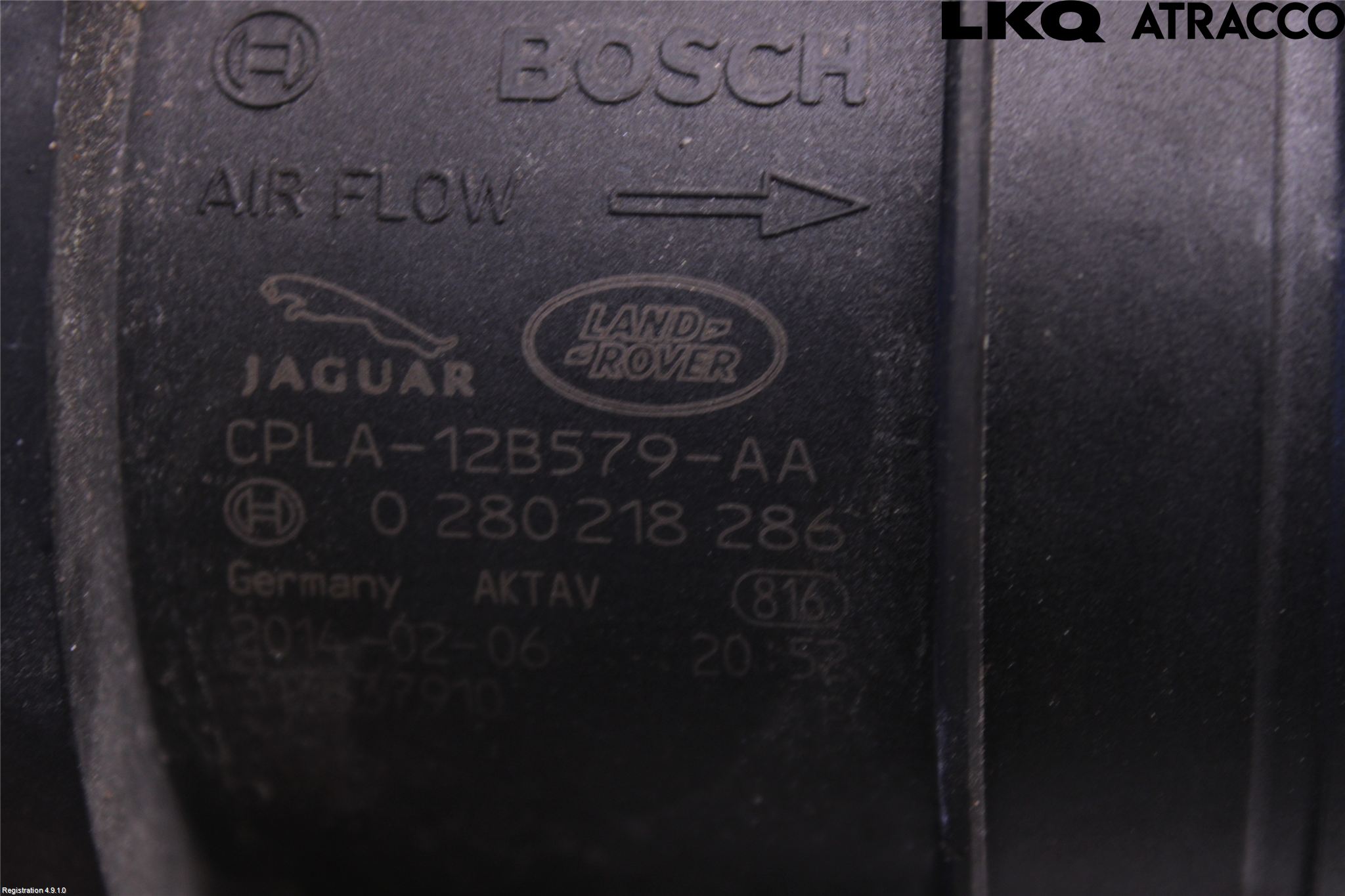 Jaguar F-TYPE Injluftmassamätare