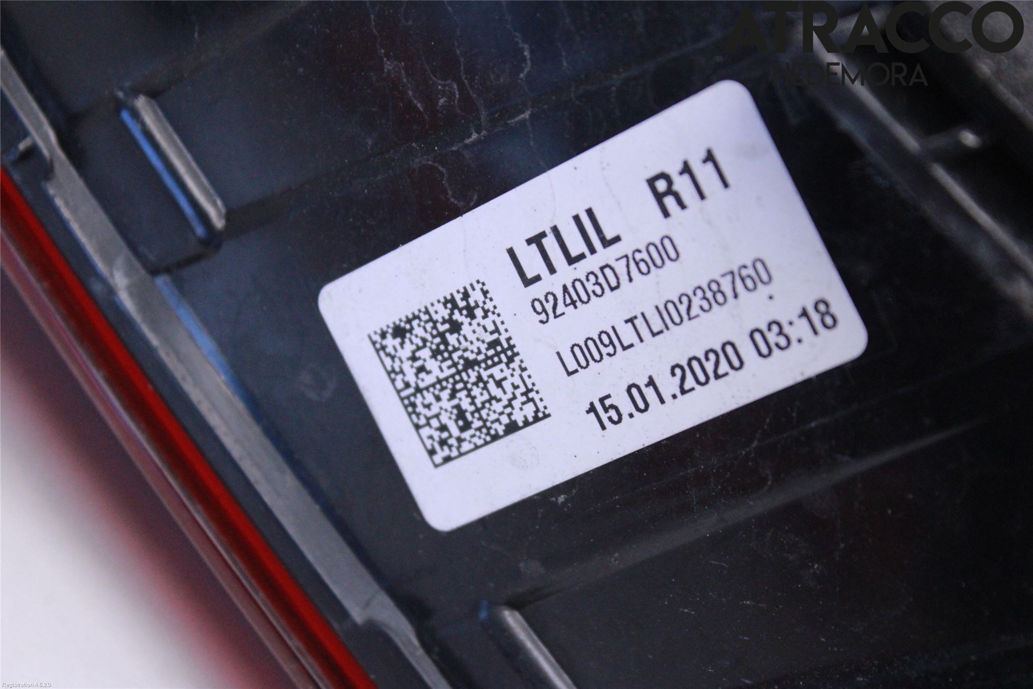 Hyundai TUCSON 05- Bakljus Lucka Vä