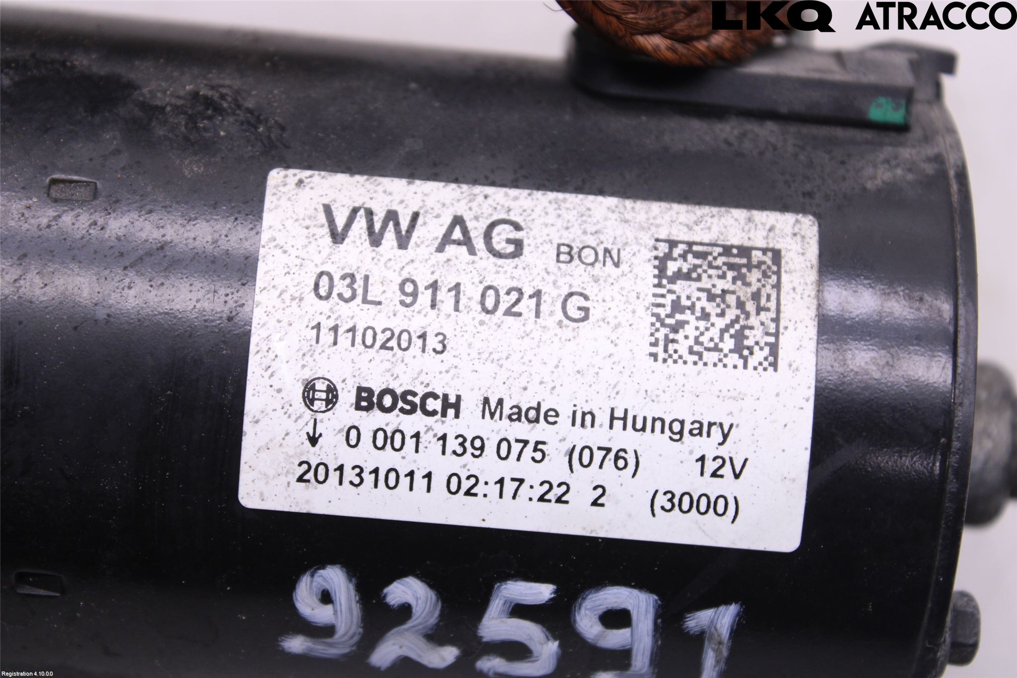 Audi A4 12-15 Startmotor Diesel