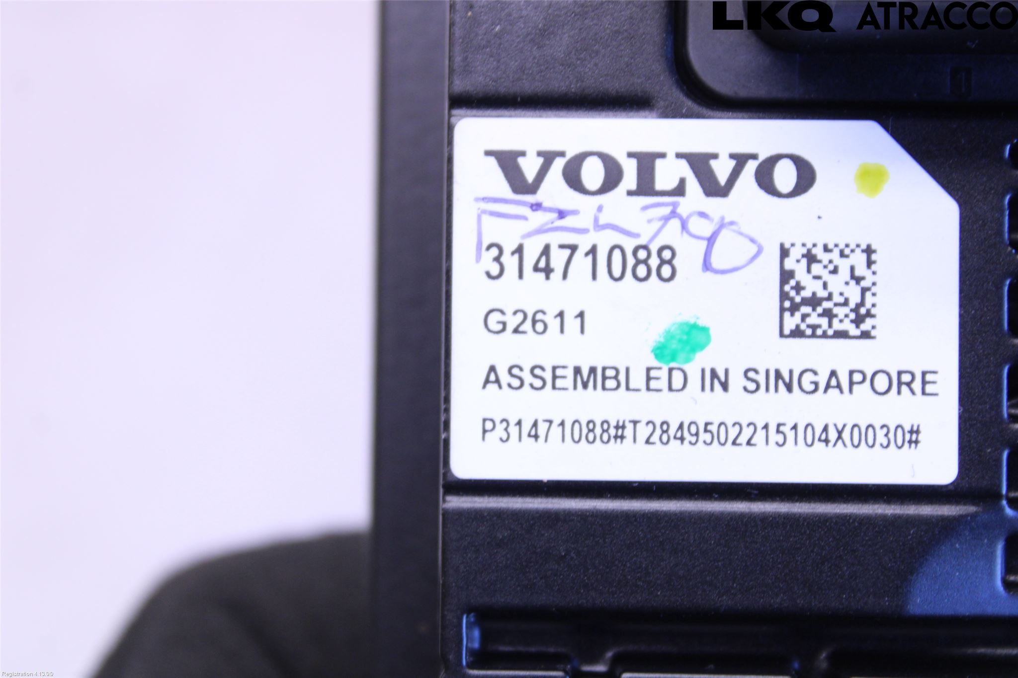 Volvo XC90/RECHARGE 16- Sensor Aktivt Kollisionsskydd
