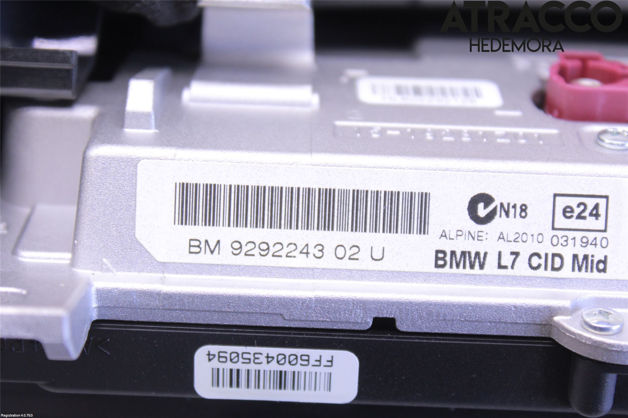 BMW 1 F20/F21 11-19 Cd Radio - Multimediapanel