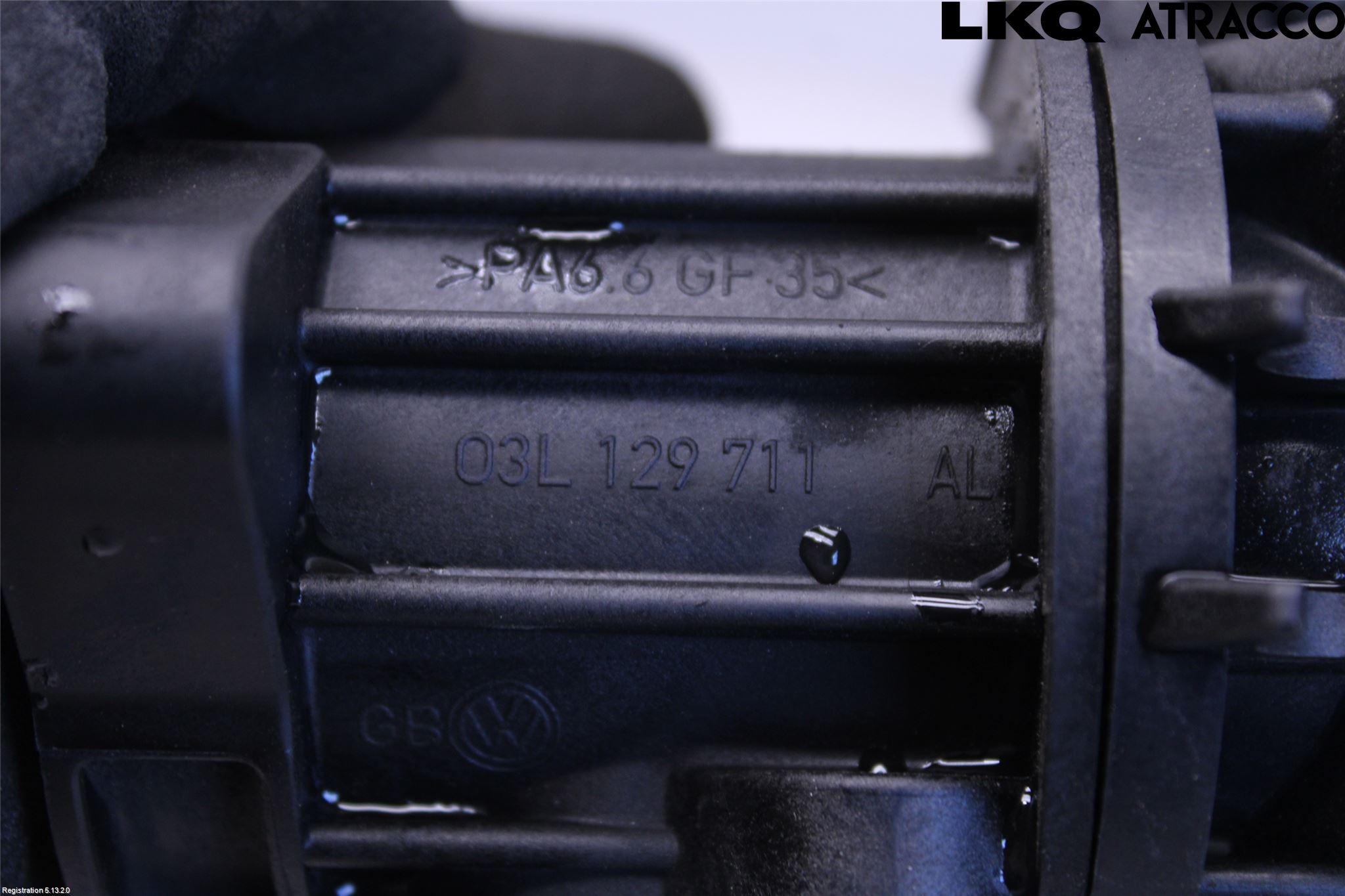 Volkswagen VW GOLF VI 09-13 Grenrör Insug