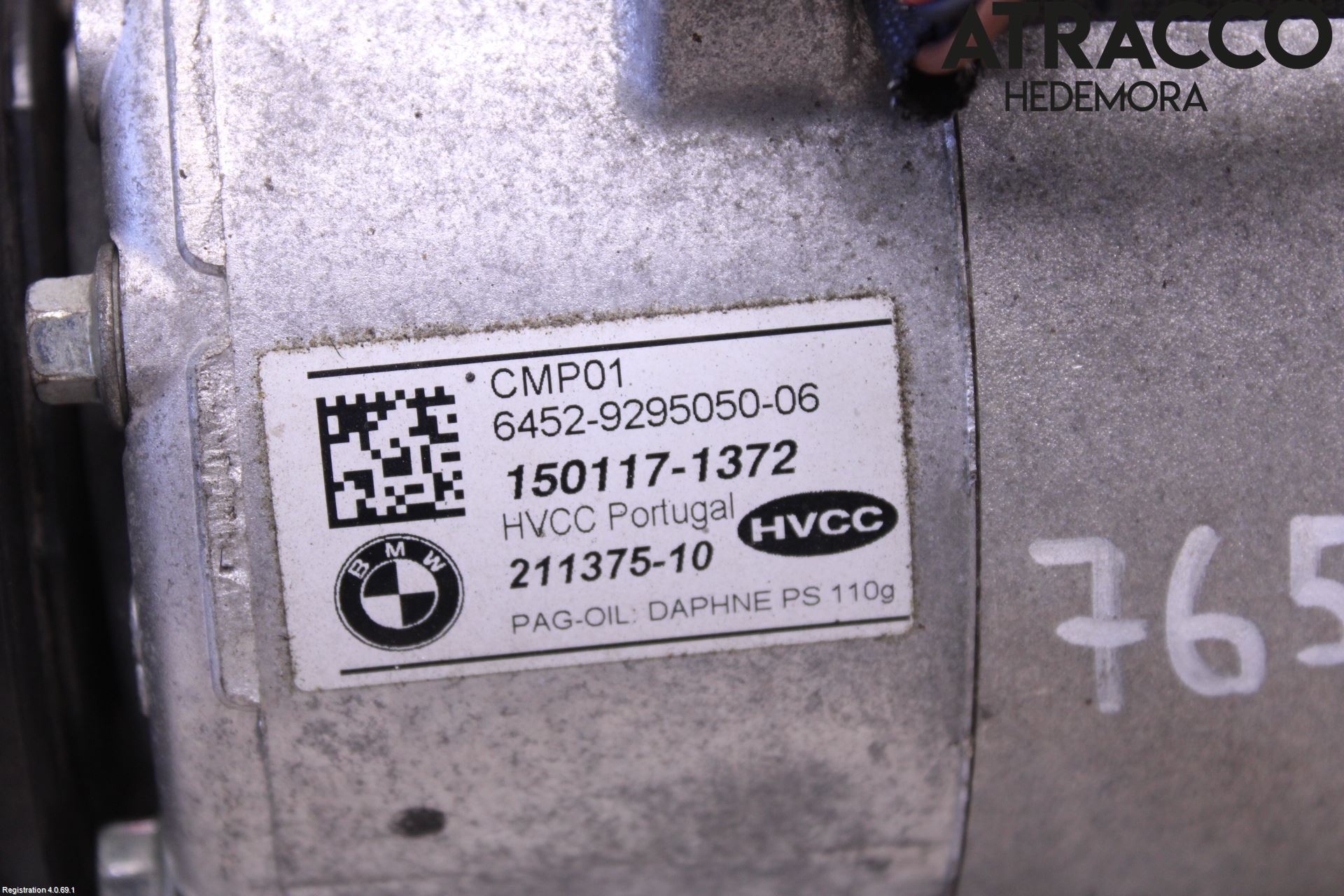 BMW 5 F10/F11/F18 09-17 Ac Kompressor