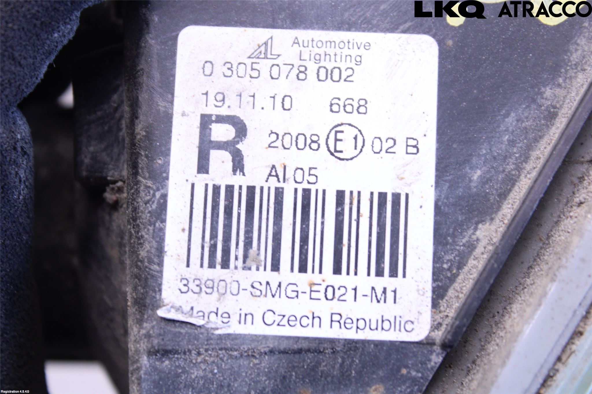 Honda CIVIC 06-11 Dimljus-Varselljus Fram