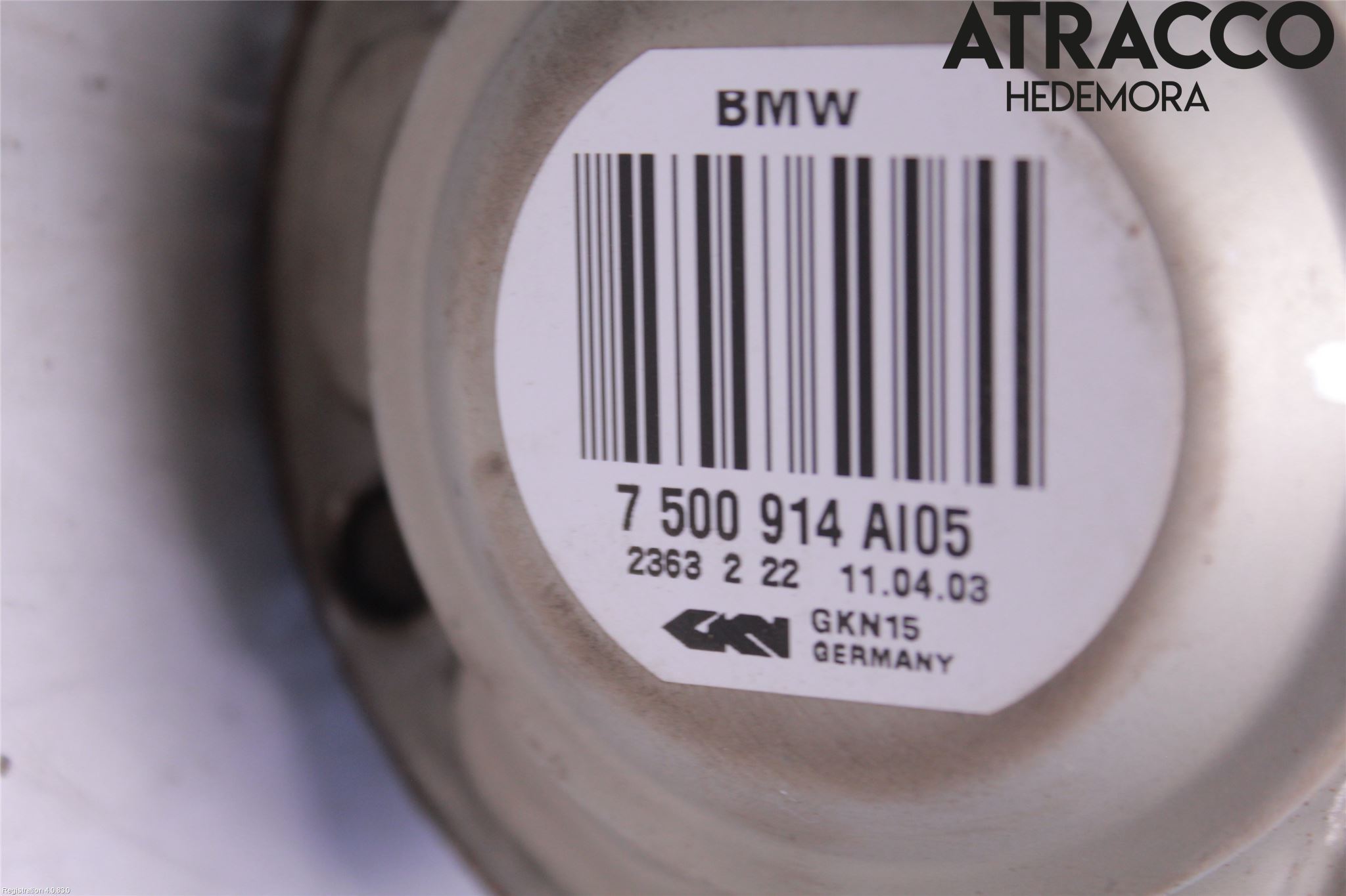 BMW X5 E53     99-06 Drivaxel Bak Vänster