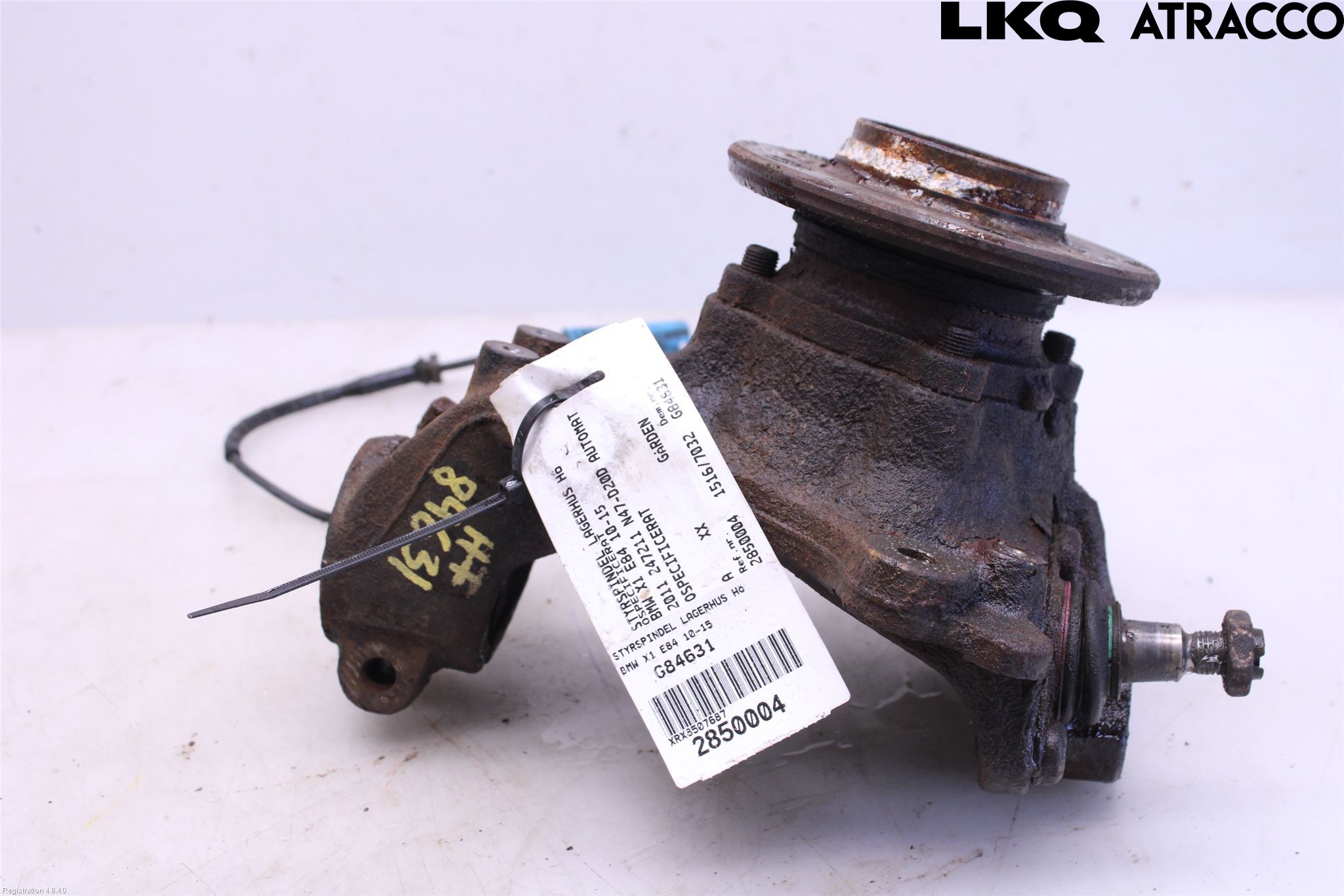 BMW X1 E84 10-15 Styrspindel Lagerhus Hö