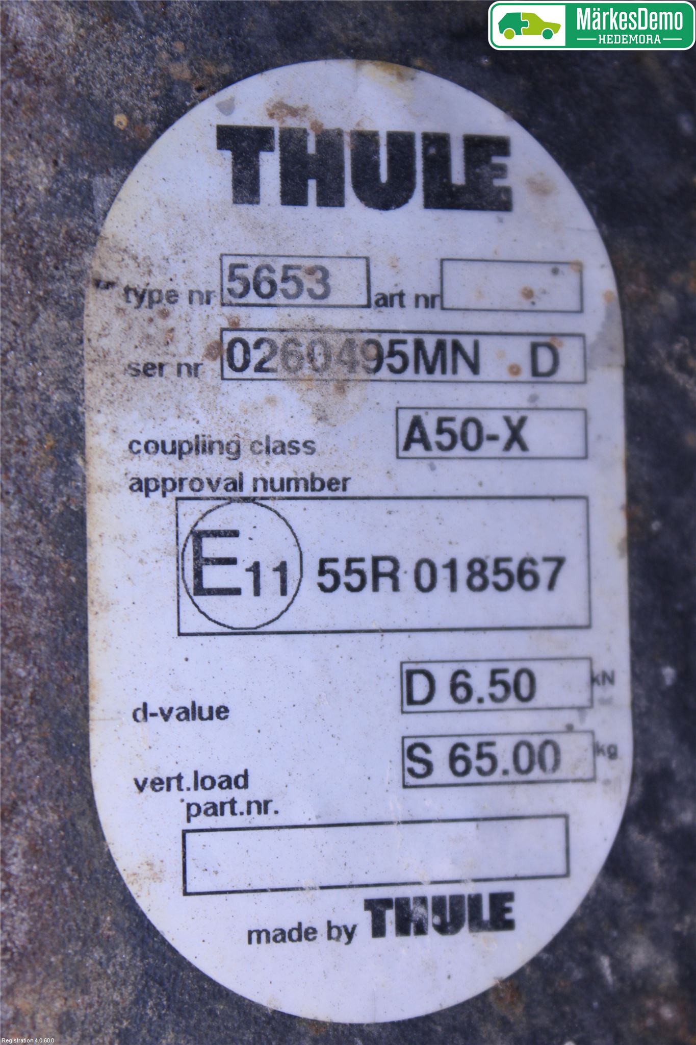 Fiat 500L 13-19 Dragkrok