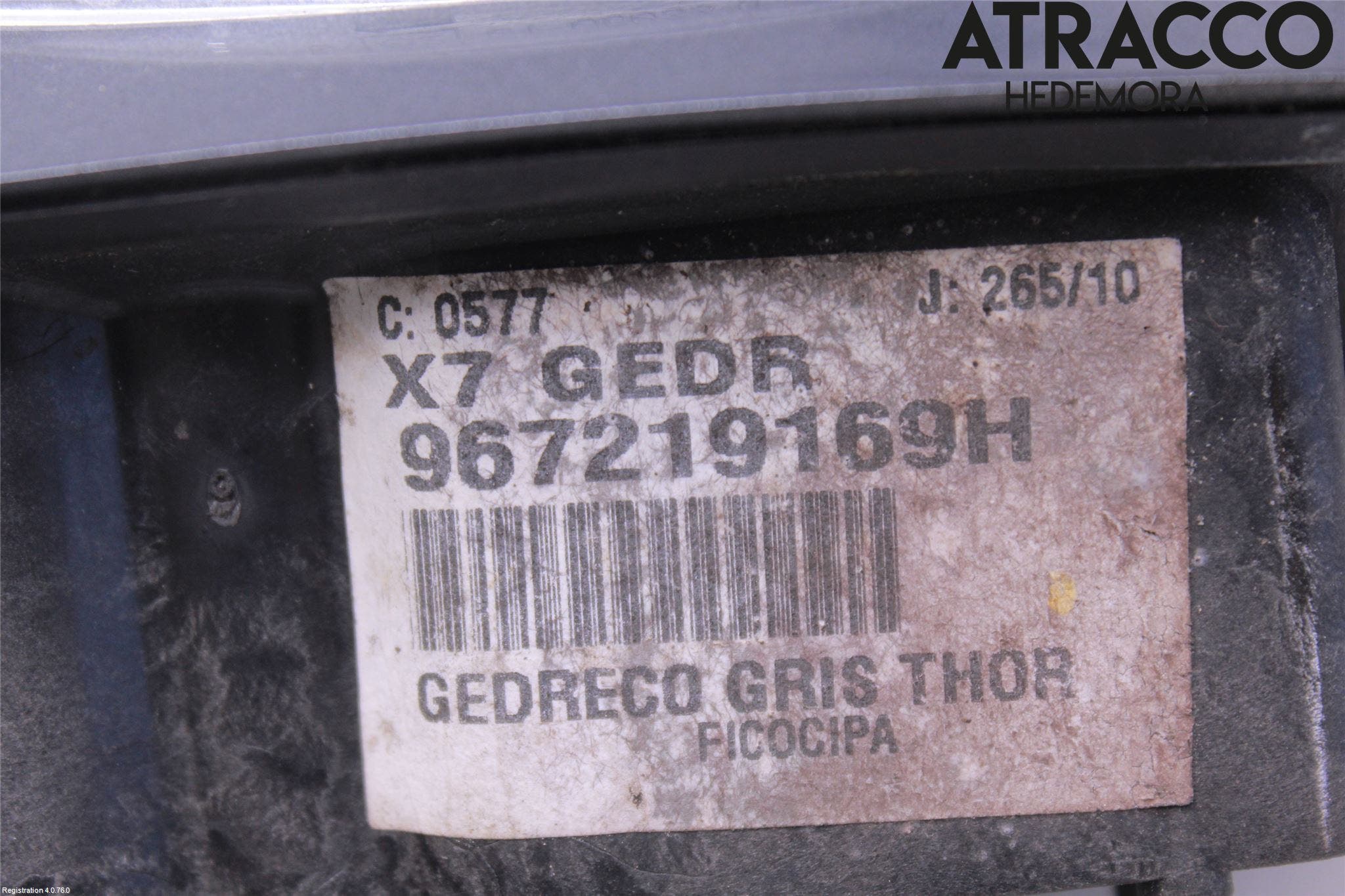 Citroen C5 08-17 Spegel Yttre El Vä