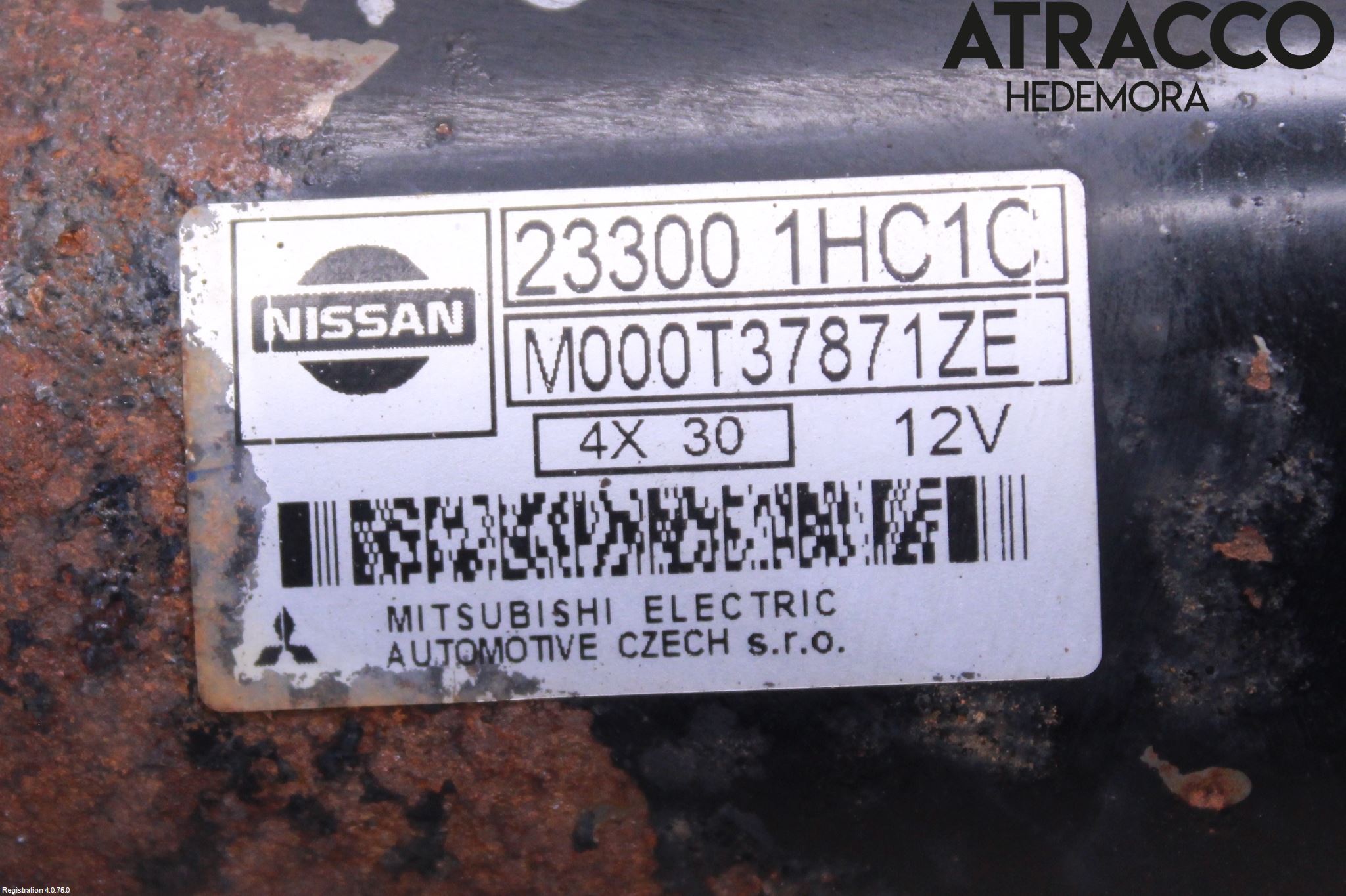 Nissan NOTE E12 14-20 Startmotor