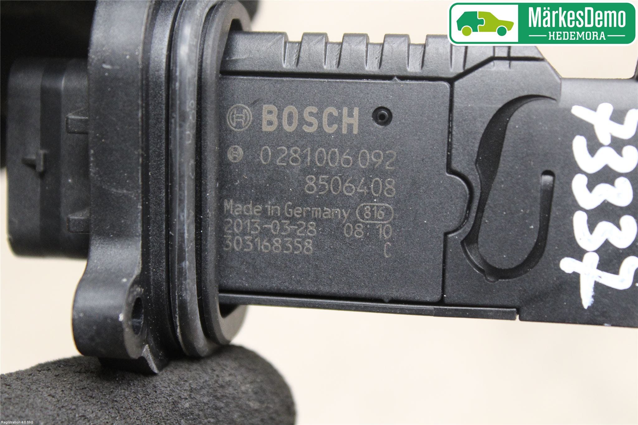 BMW 3 F30/F31/F80 12-19 Injluftmassamätare