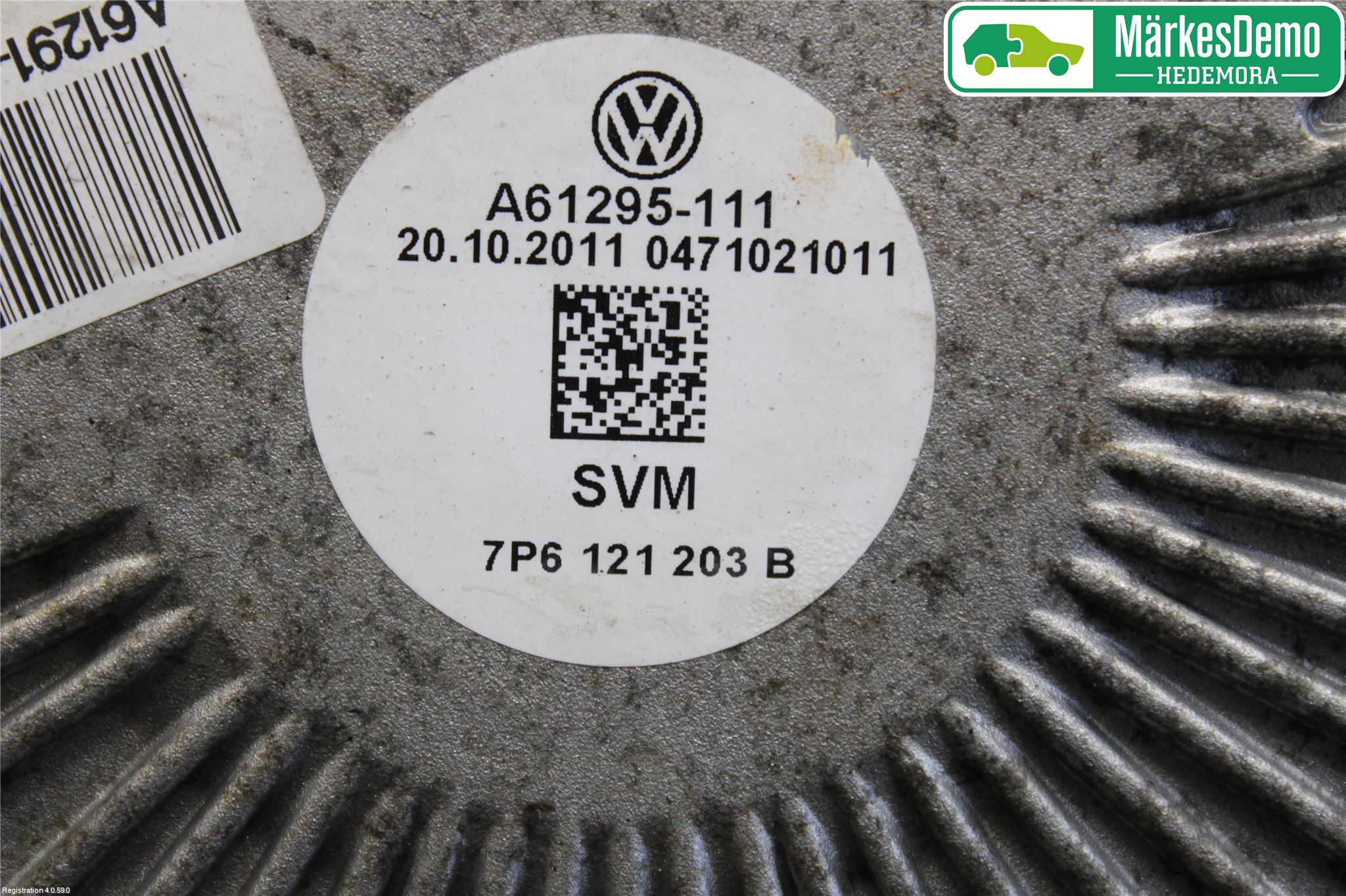 Volkswagen VW TOUAREG 7P 11-18 Kylfläkt El