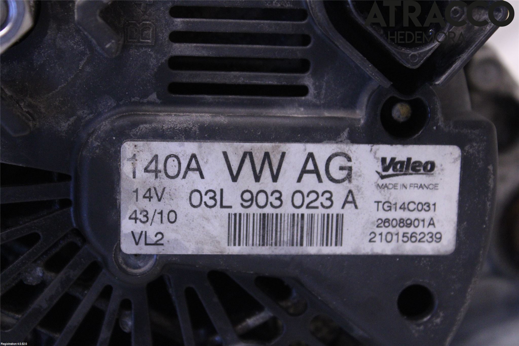 Volkswagen VW TOURAN 10-15 Generator