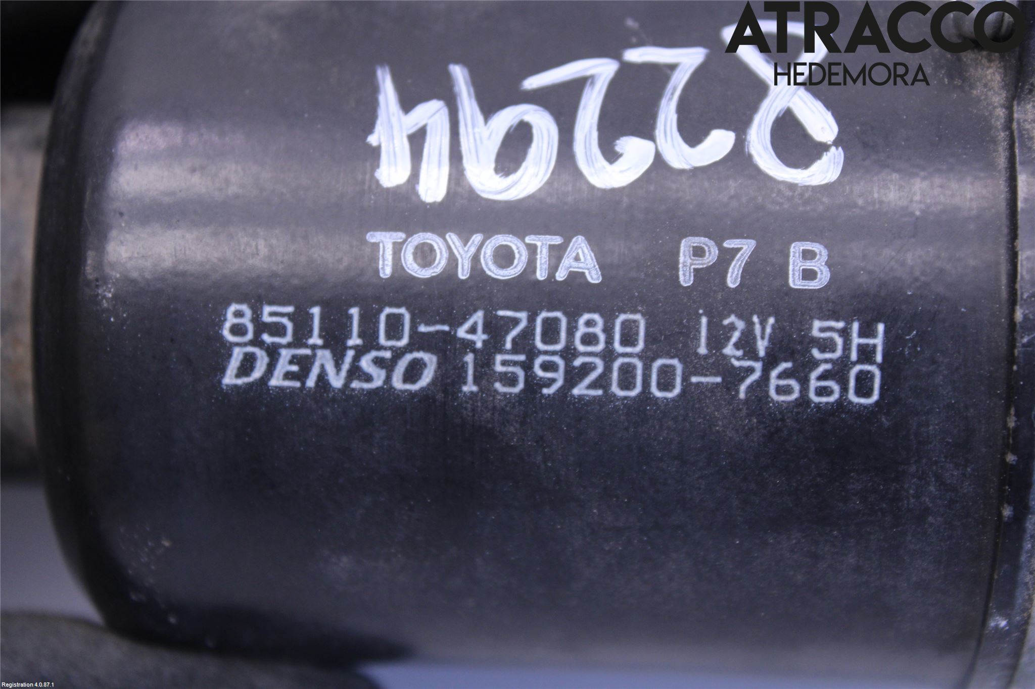 Toyota PRIUS NWH20 04-08 Torkarmotor Vindruta