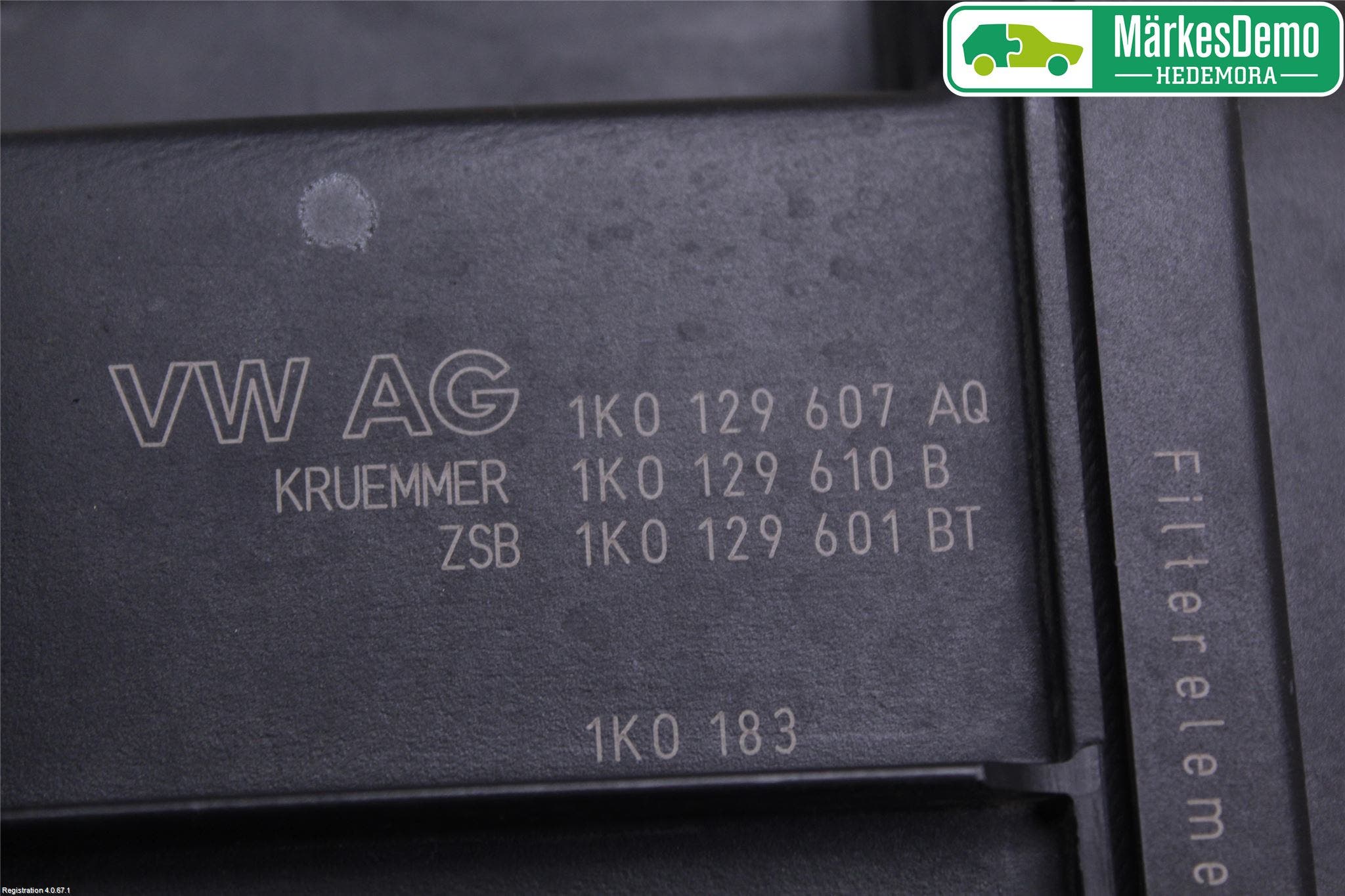 Volkswagen VW GOLF VI 09-13 Luftrenare