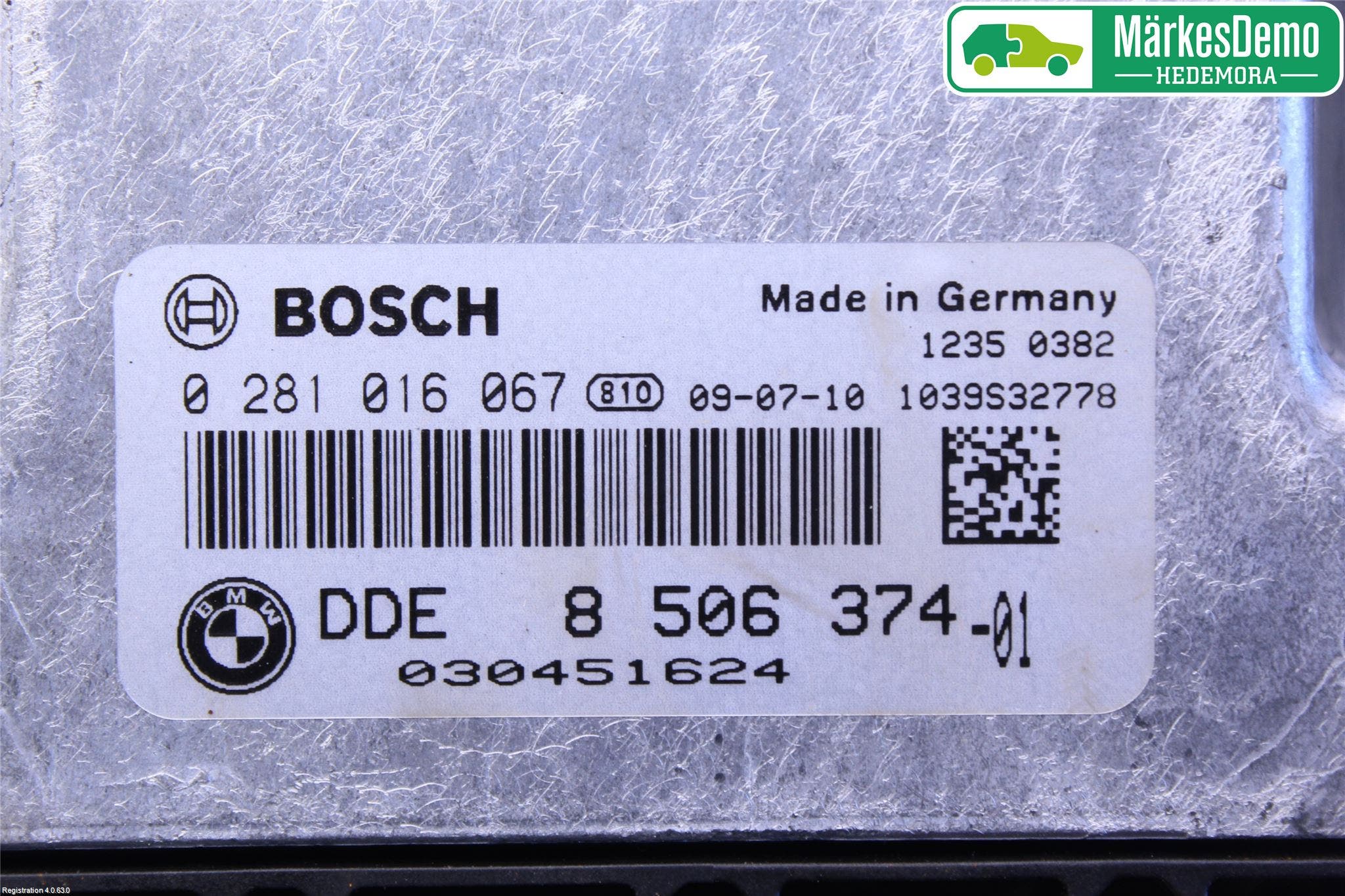 BMW 3 E90/91 SED/TOU 05-12 Styrenhet Inspump Diesel