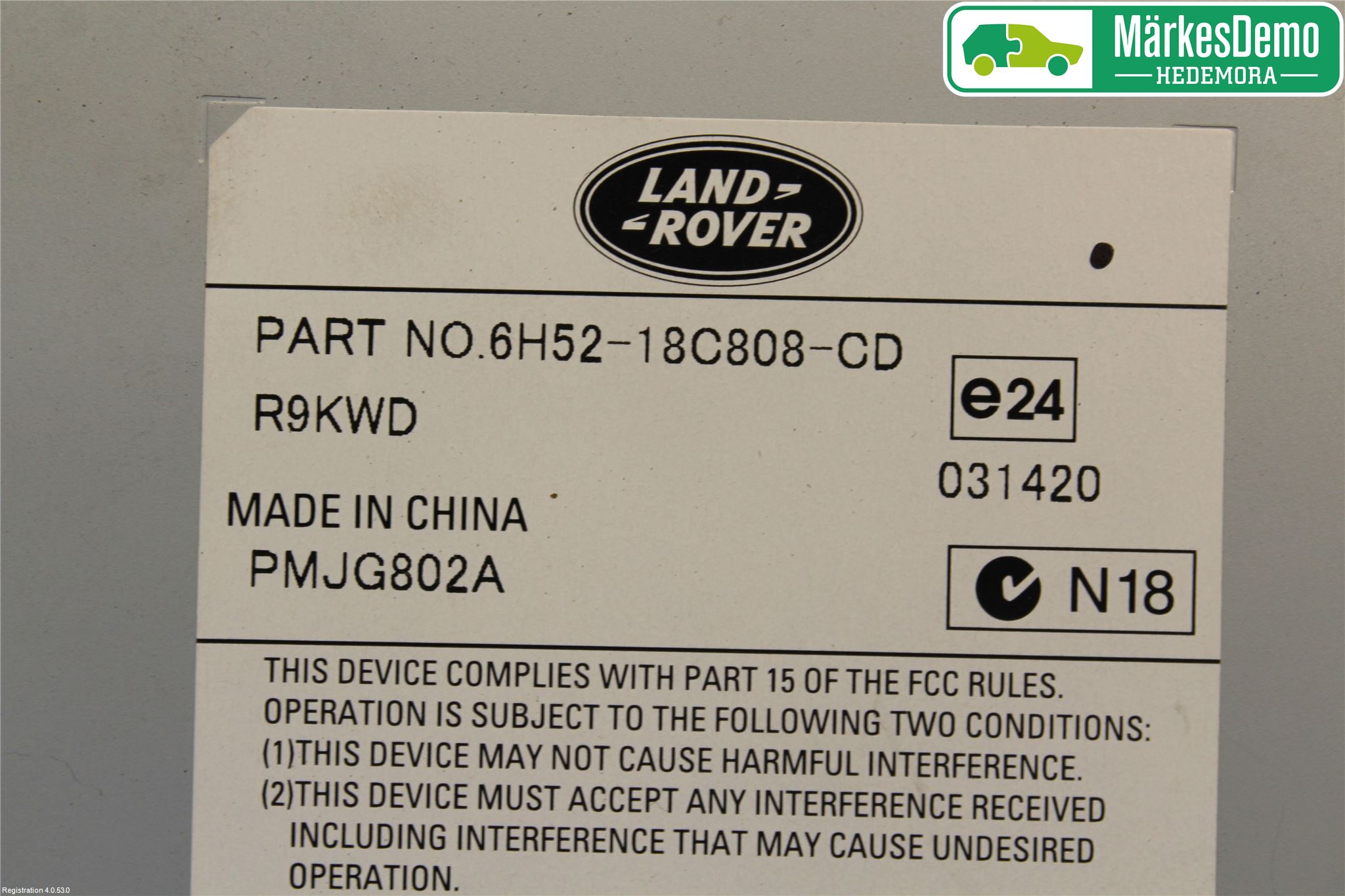 Jaguar XF 08-15 Radio-Stereo Förstärkare