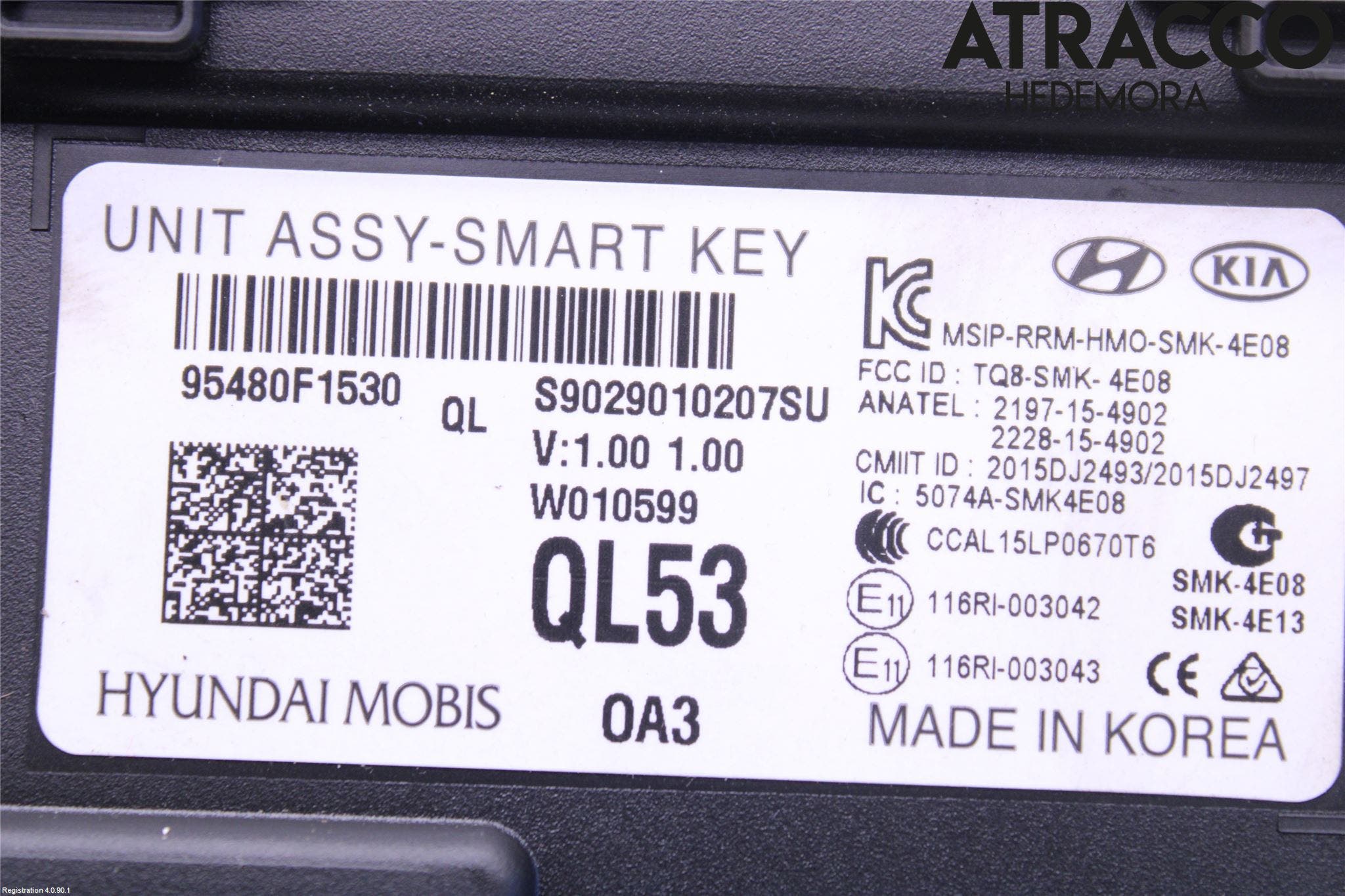 Kia SPORTAGE (QL) 16-21 Styrenhet Nyckellöst System