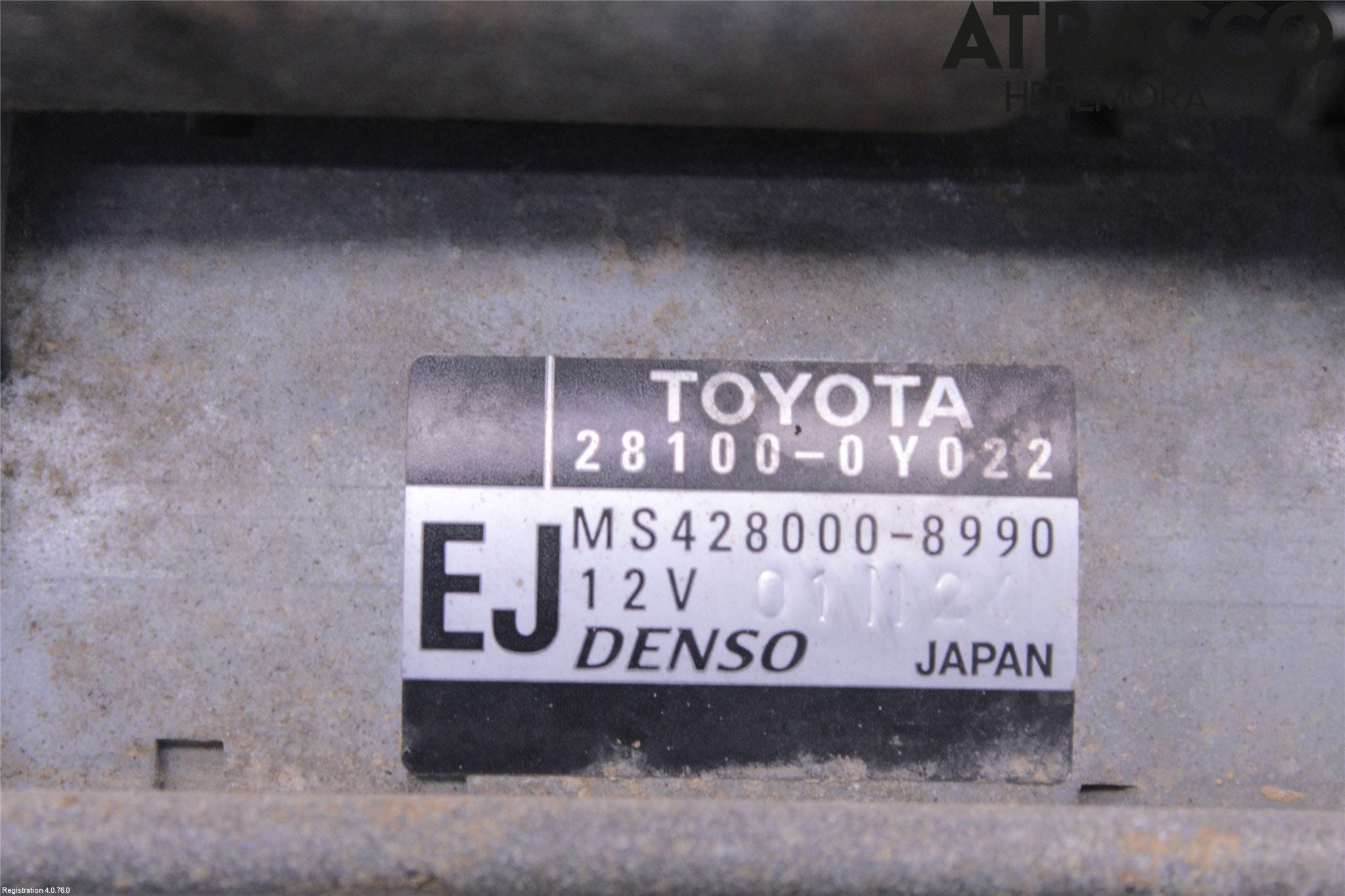 Toyota YARIS XP90 06-11 Startmotor