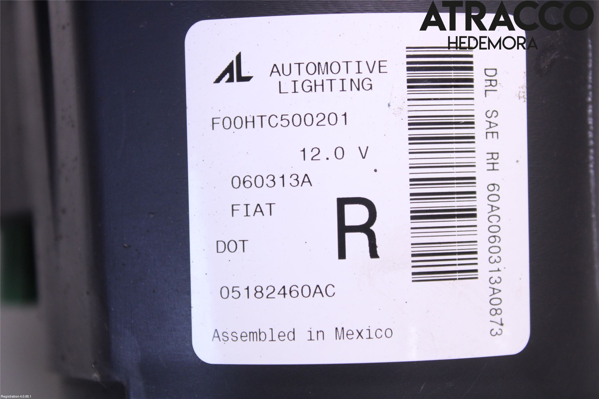 Fiat 500 07- Blinkers Fram Höger