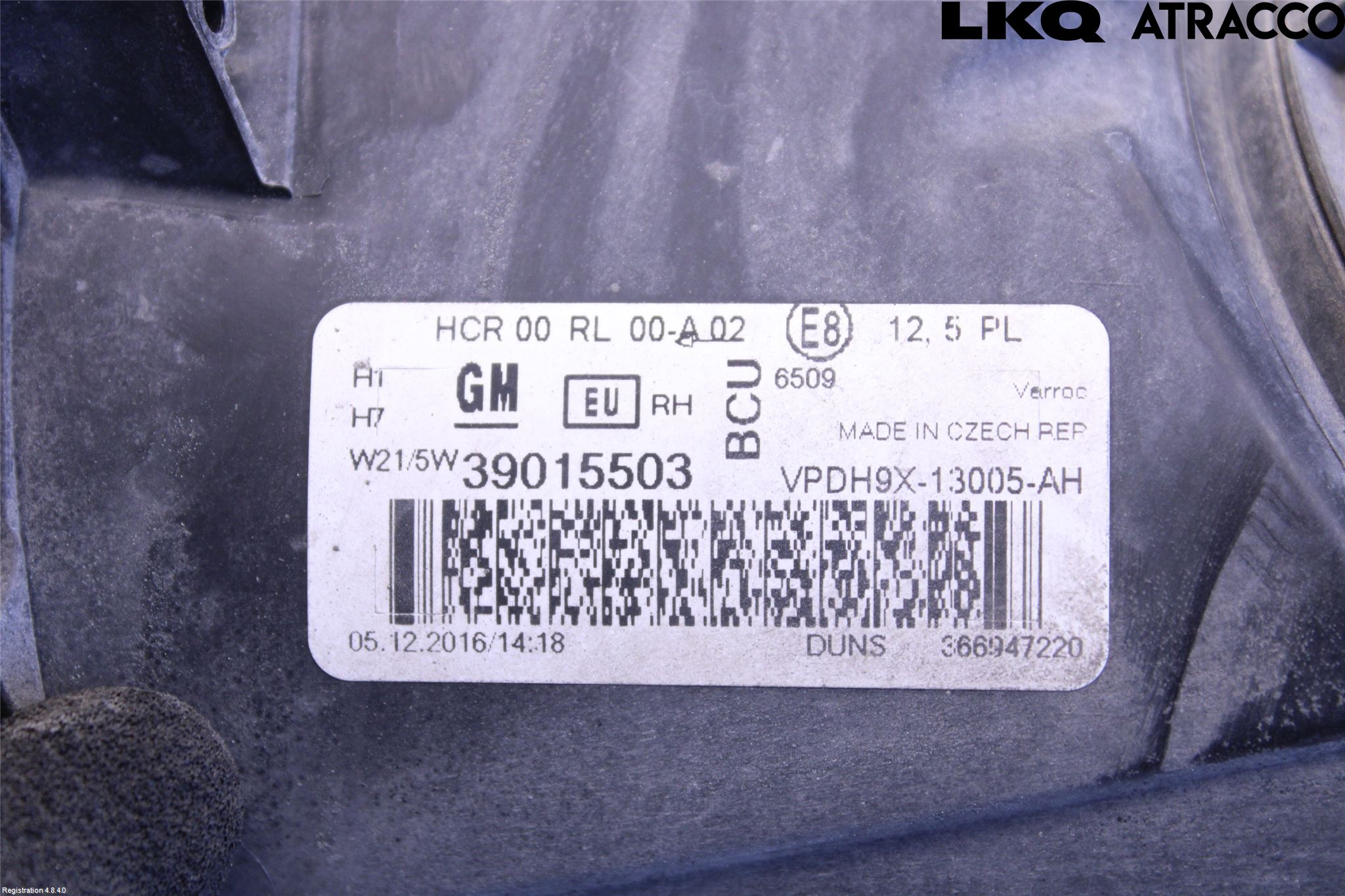 Opel ADAM 13-20 Strålkastare Höger