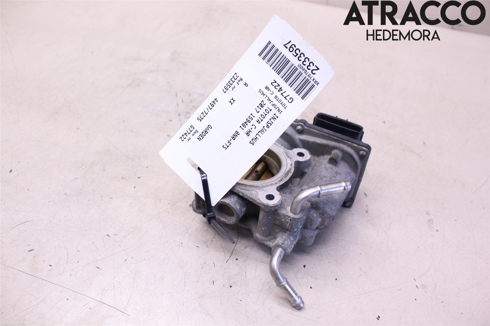 Toyota C-HR 16-23 Injspjällhus