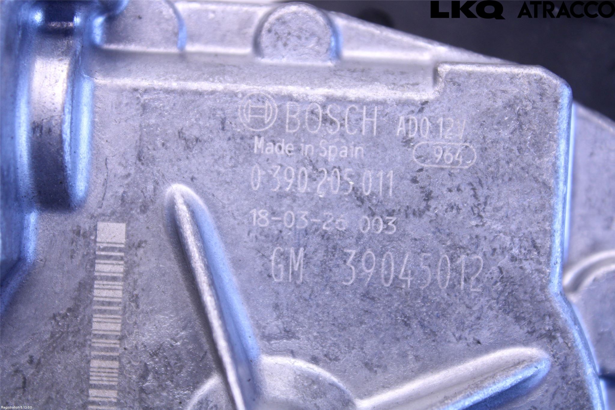 Opel CORSA E 15-19 Torkarmotor Baklucka
