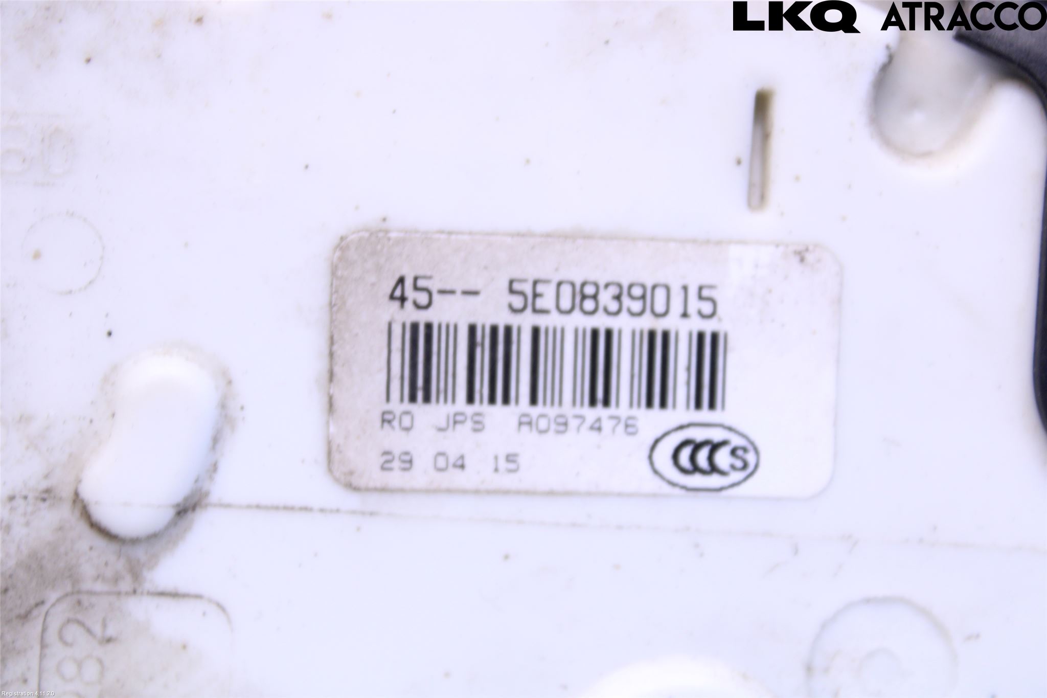 Volkswagen VW PASSAT 15-19 Låskista-Dörrlås