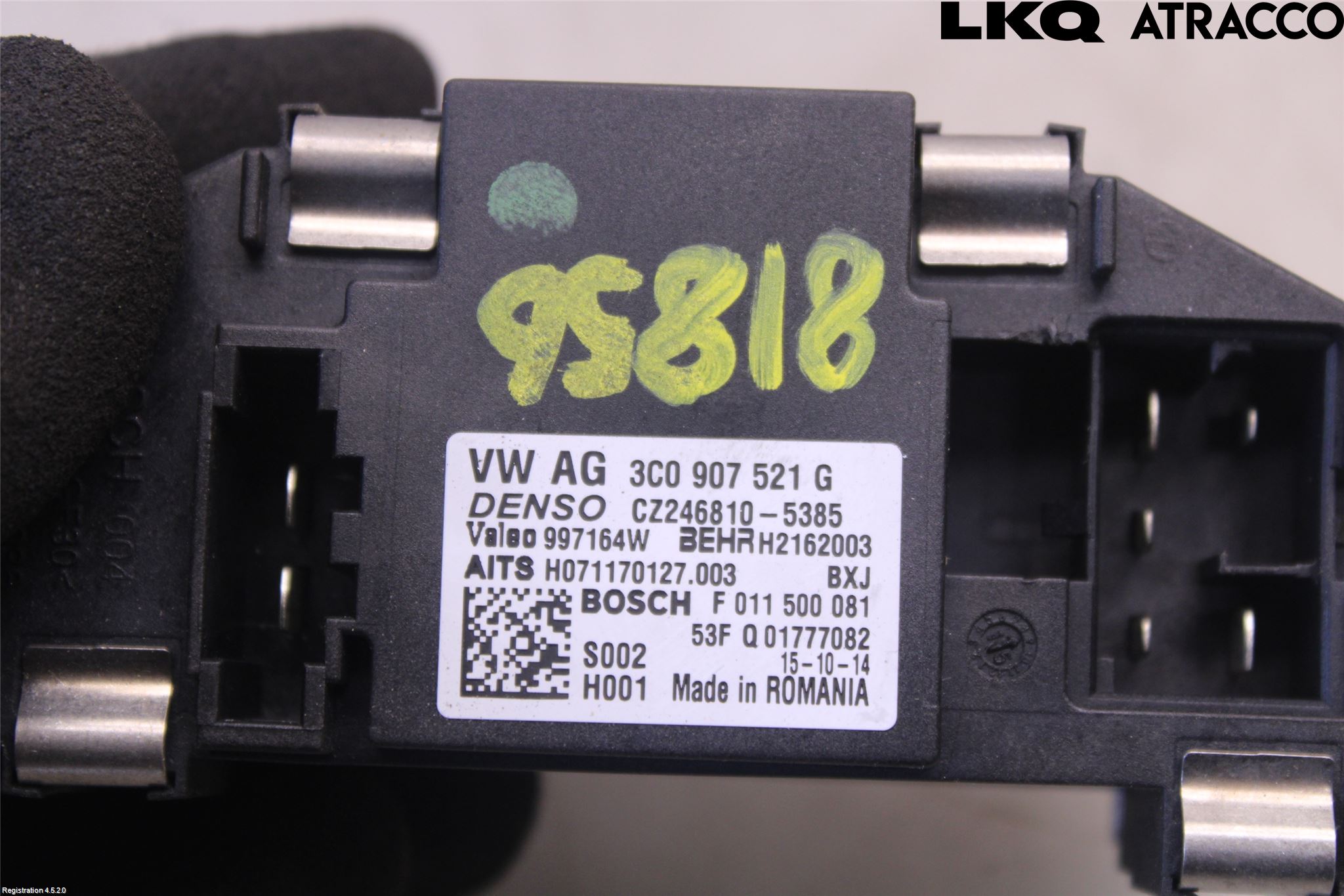Volkswagen VW TIGUAN 07-16 Värmefläktsmotstånd