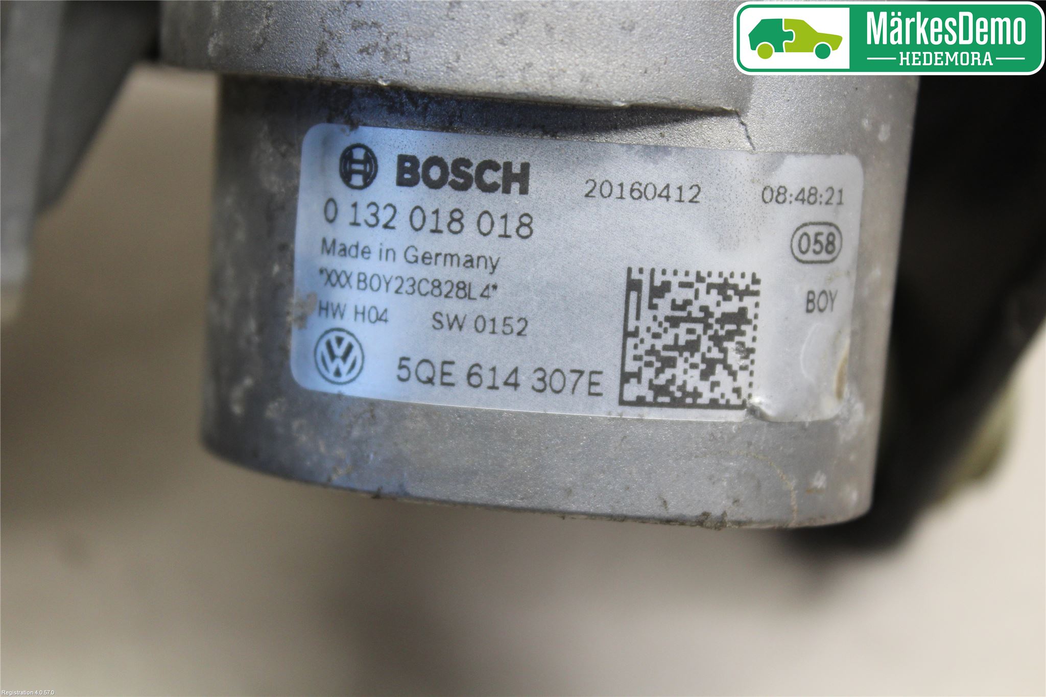 Volkswagen VW PASSAT 15-19 Bromstryckackumulator